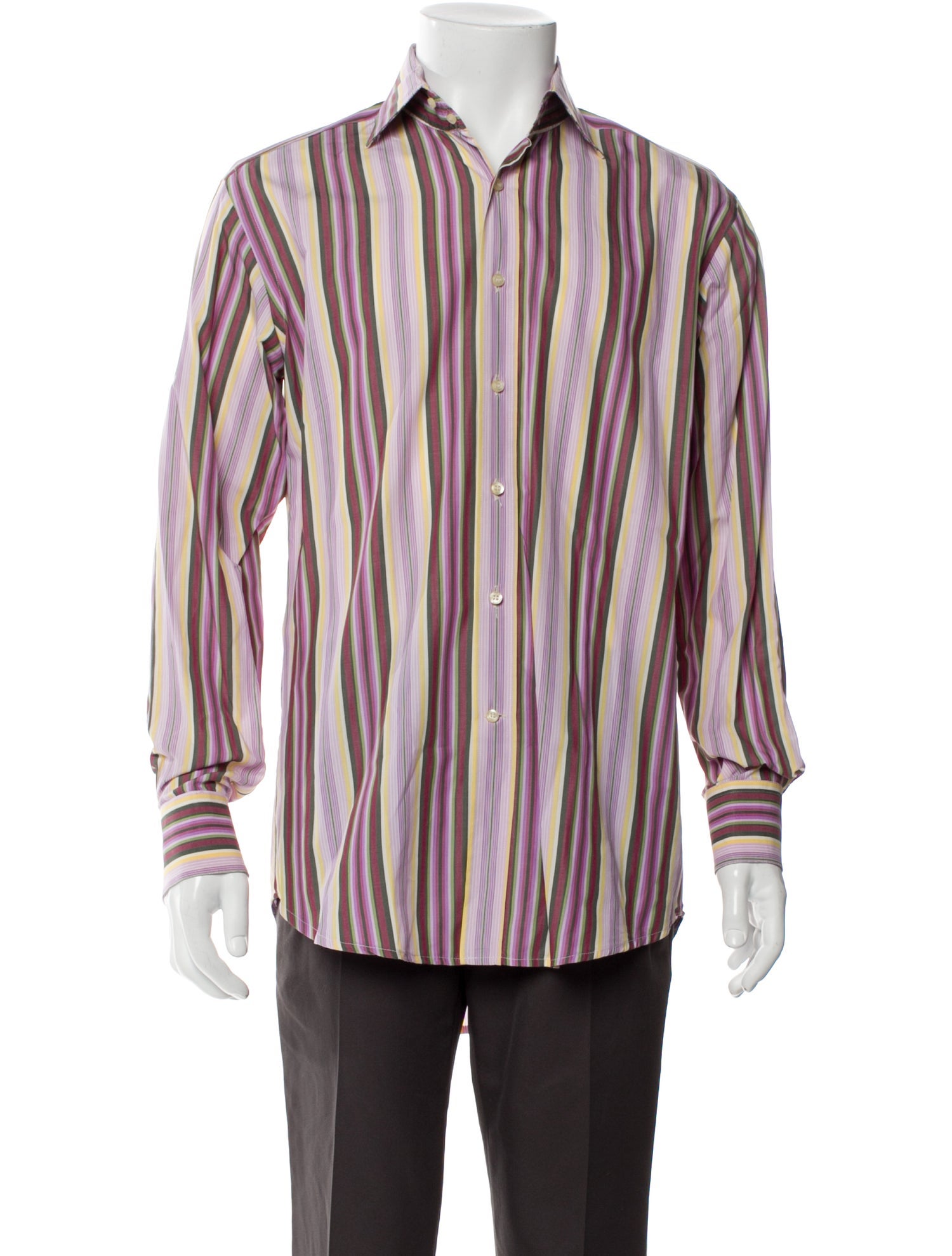 Etro Striped Long Sleeve Shirt