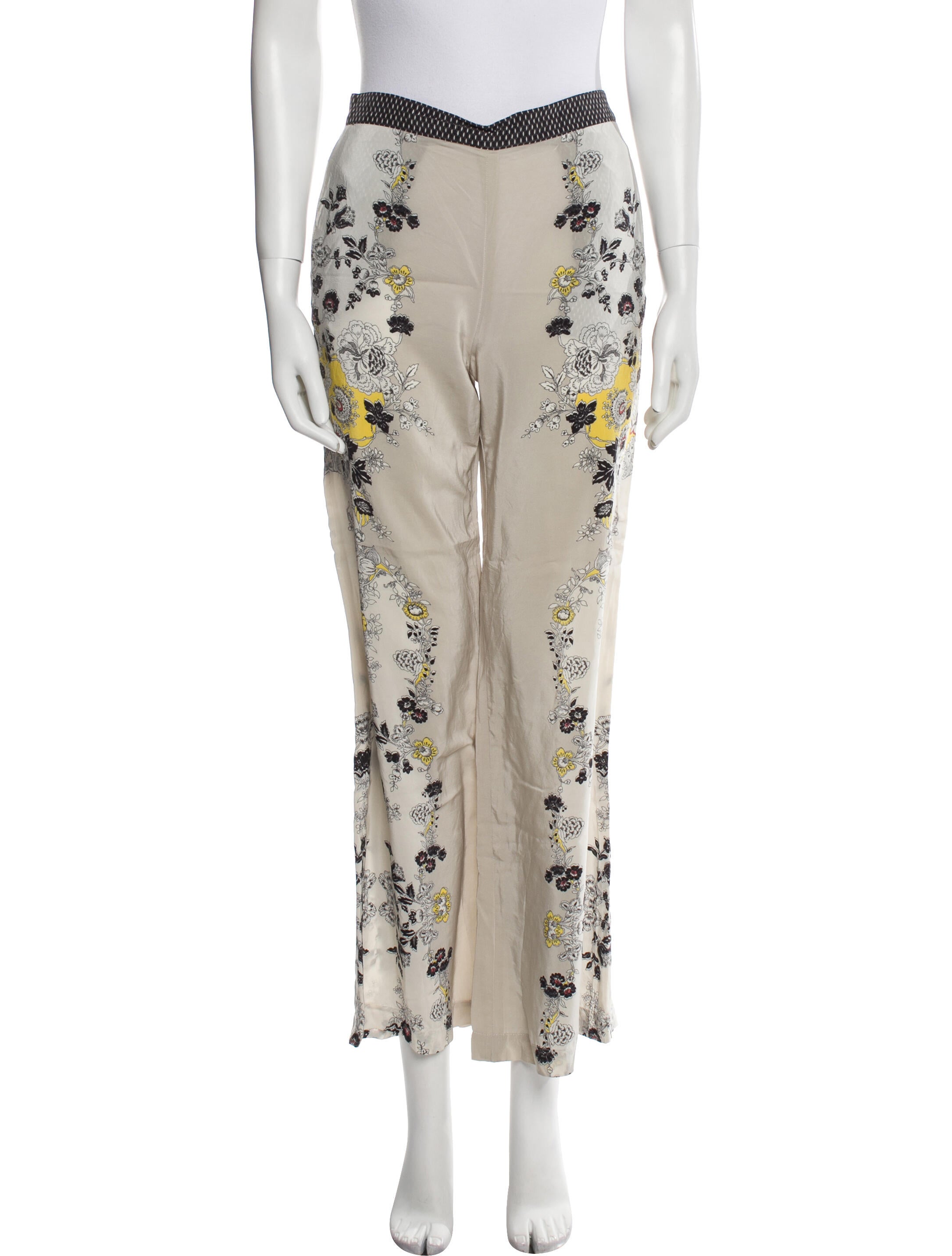 Etro Printed Wide Leg Pants