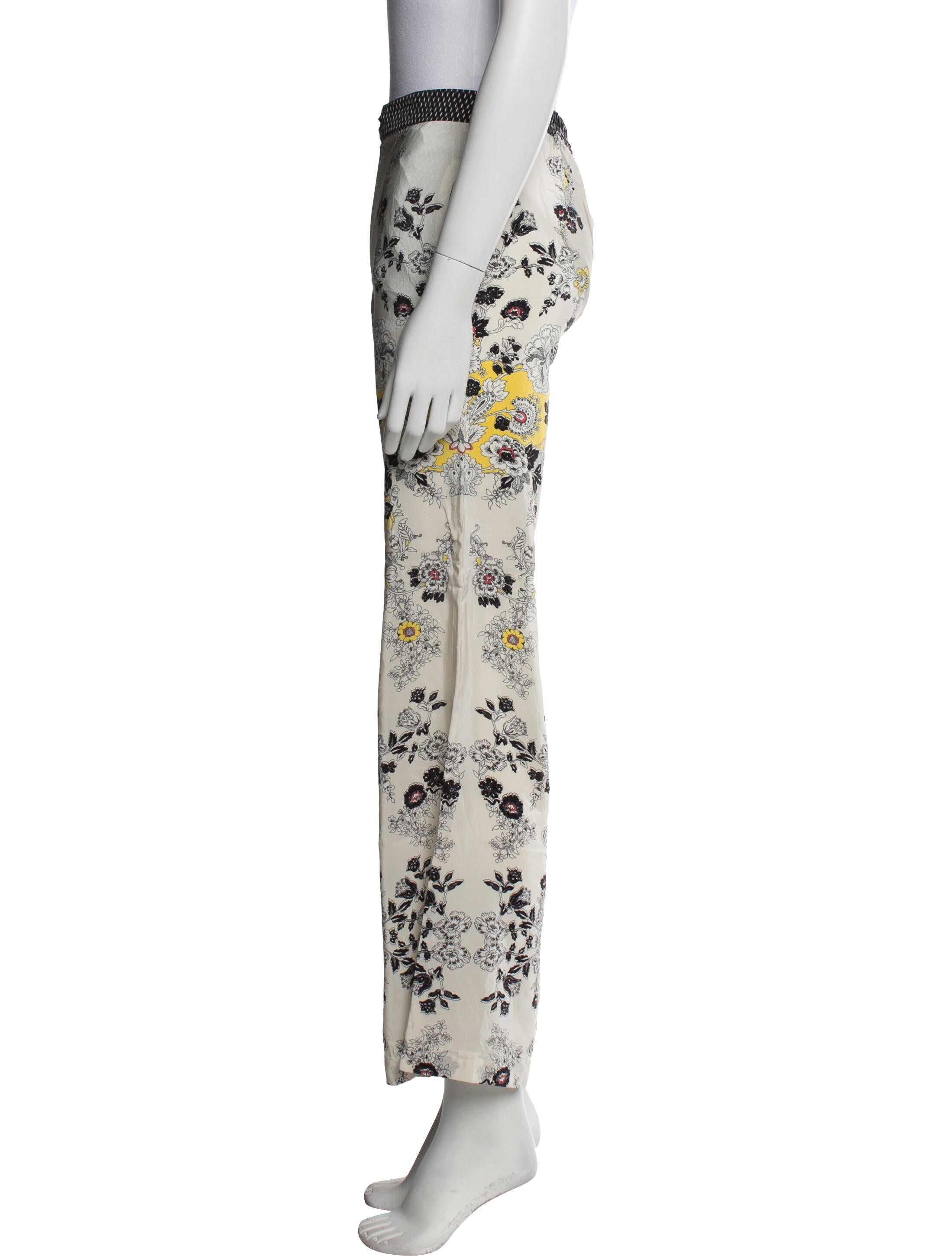 Etro Printed Wide Leg Pants