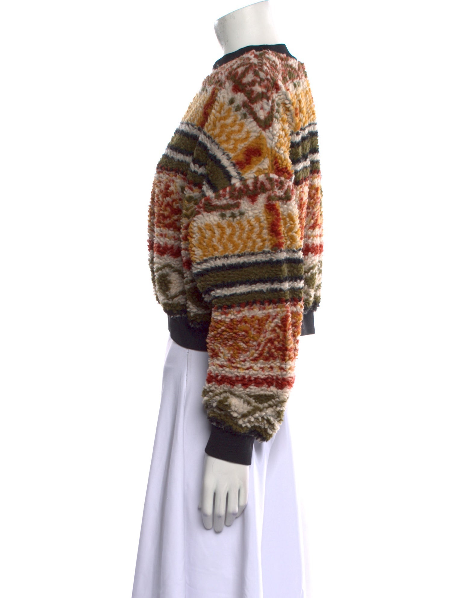 Etro Printed Crew Neck Sweater