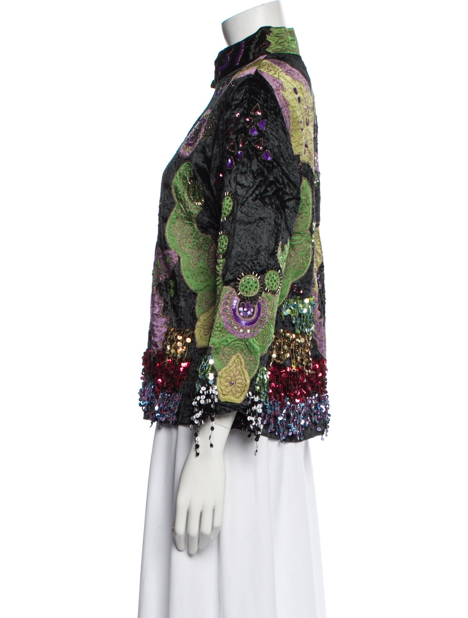 Etro Vintage Floral Print Evening Jacket