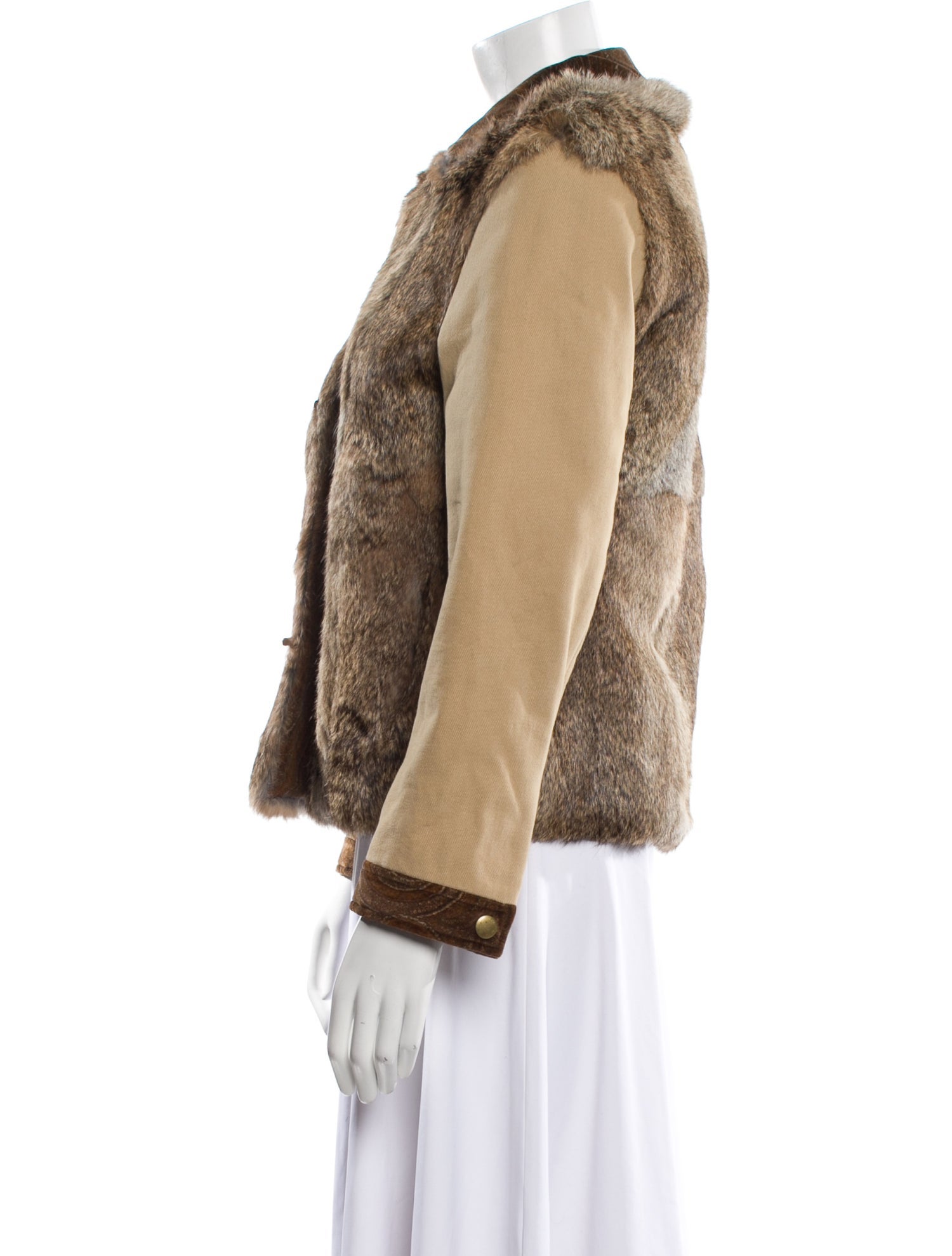 Etro Vintage Faux Fur Jacket