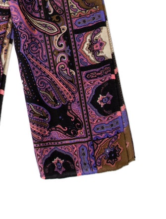 Etro Cashmere Paisley Print Scarf