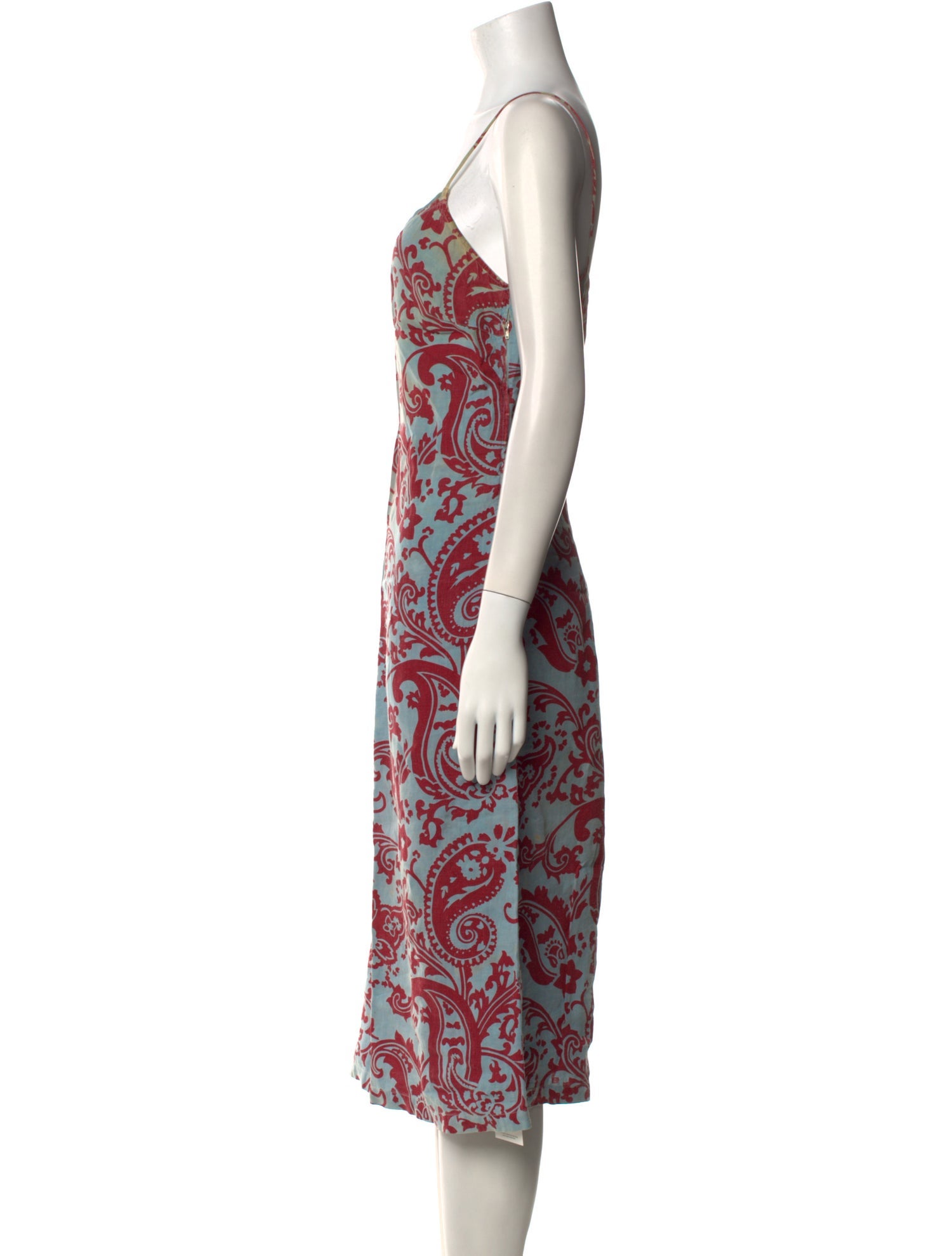 Etro Linen Midi Length Dress