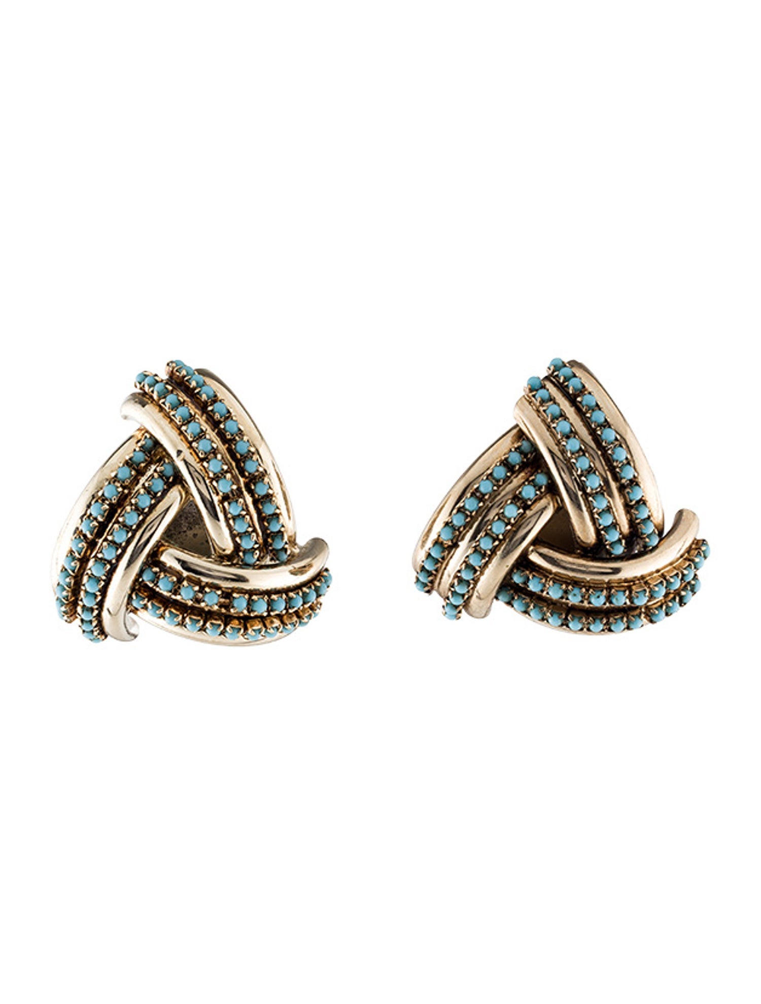 Etro Glass Beaded Clip-On Earrings