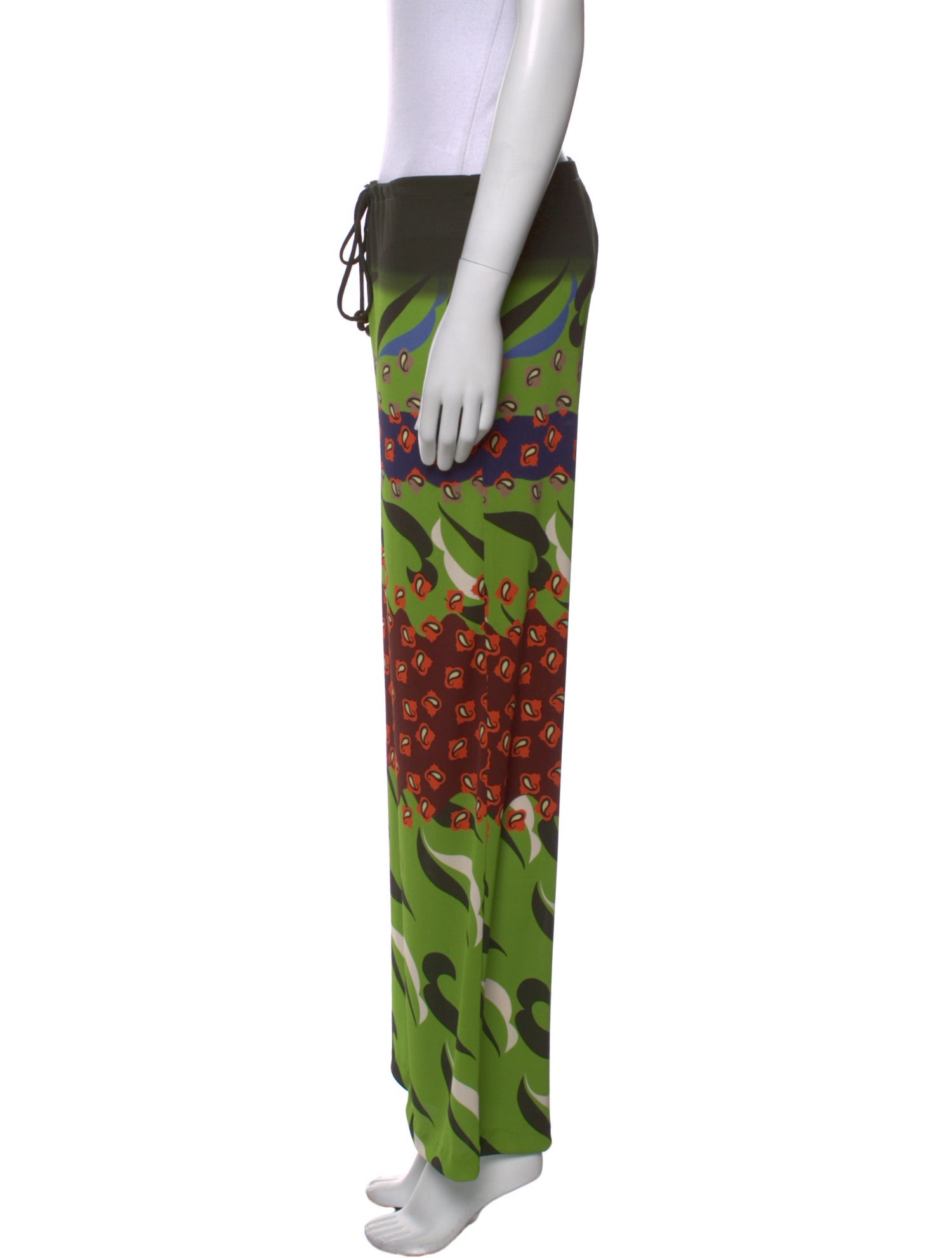 Etro Printed Wide Leg Pants