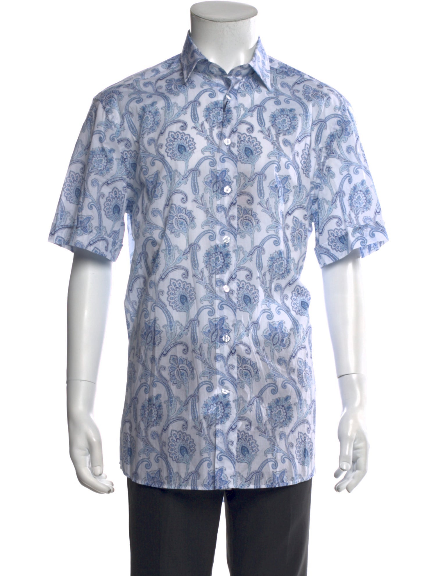 Etro Paisley Print Short Sleeve Shirt w/ Tags