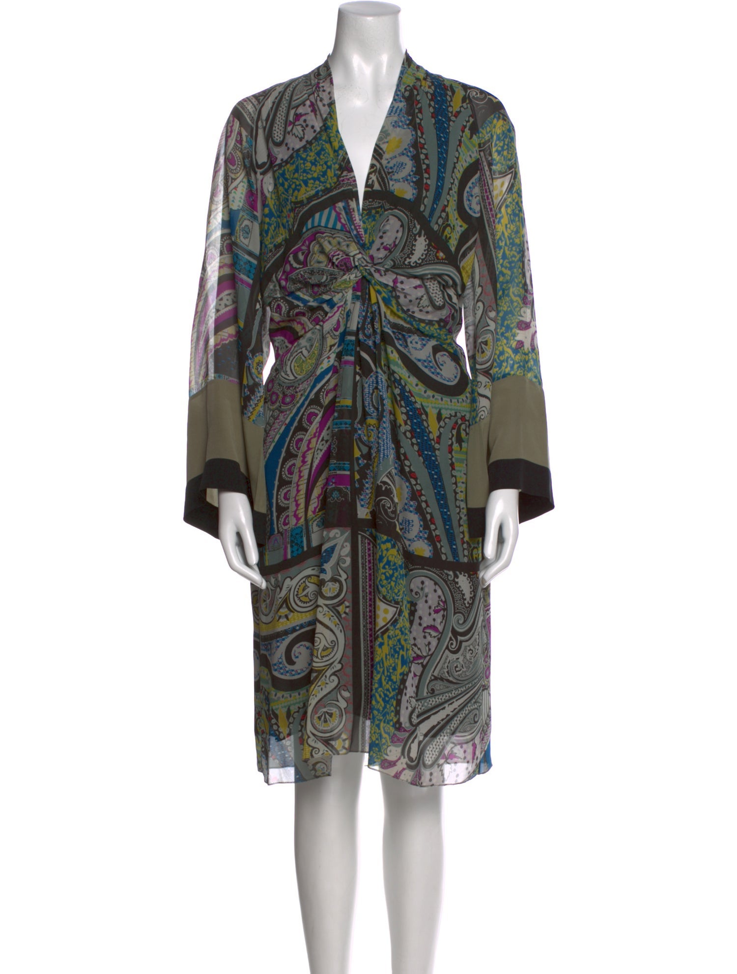 Etro Silk Knee-Length Dress