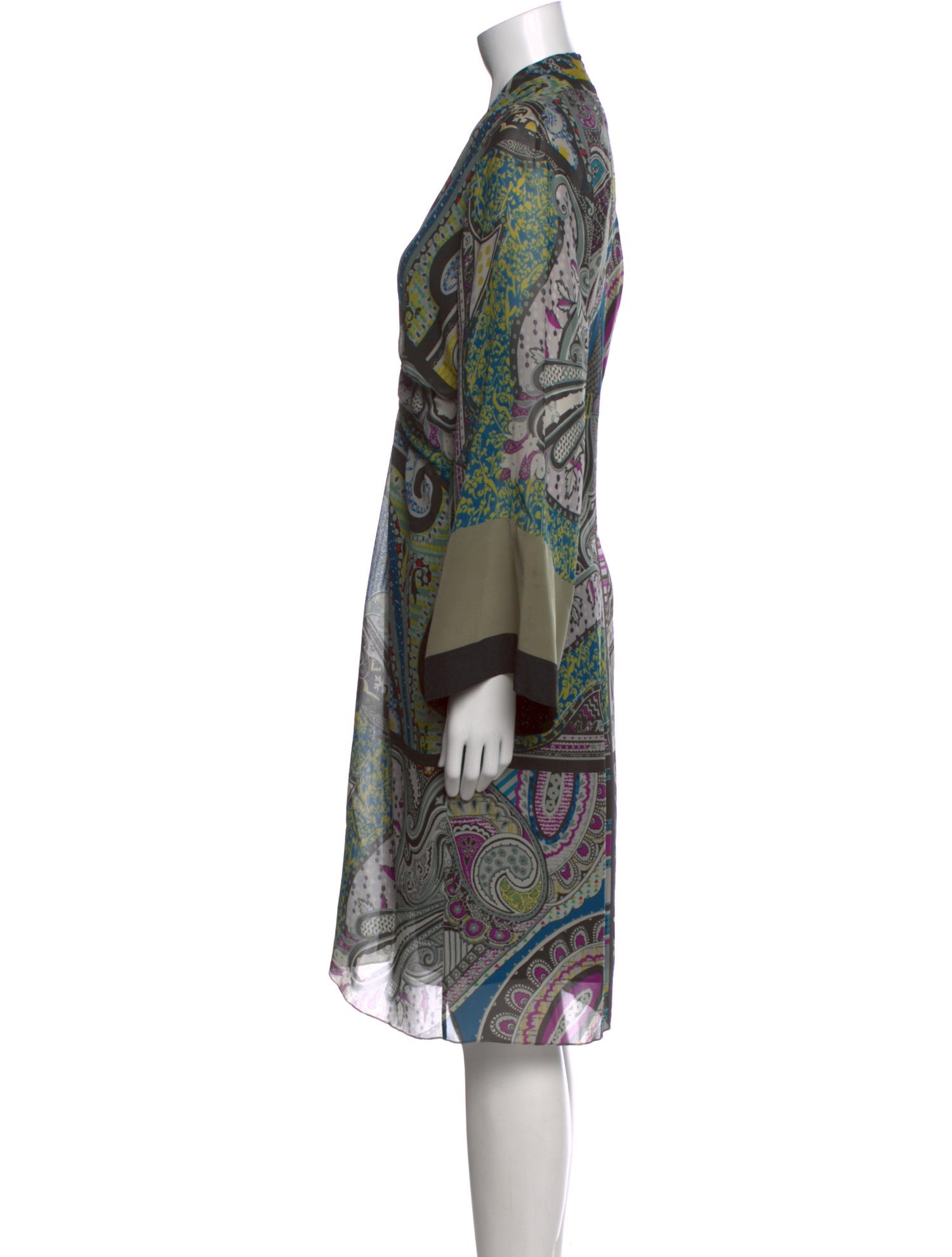 Etro Silk Knee-Length Dress