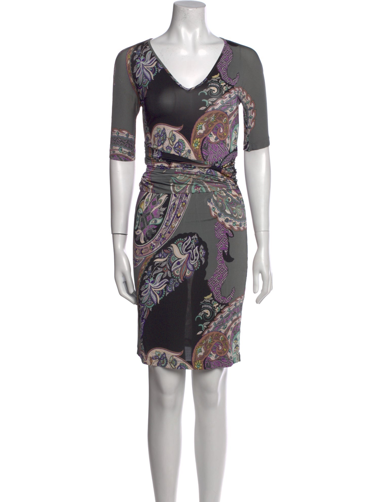 Etro Paisley Print Mini Dress
