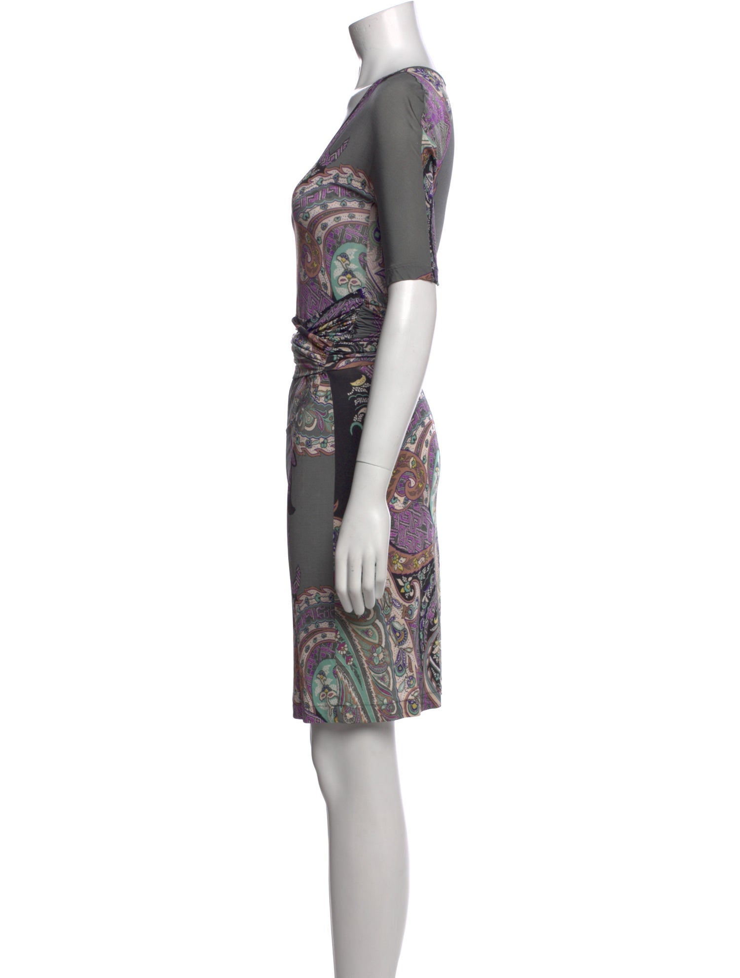 Etro Paisley Print Mini Dress
