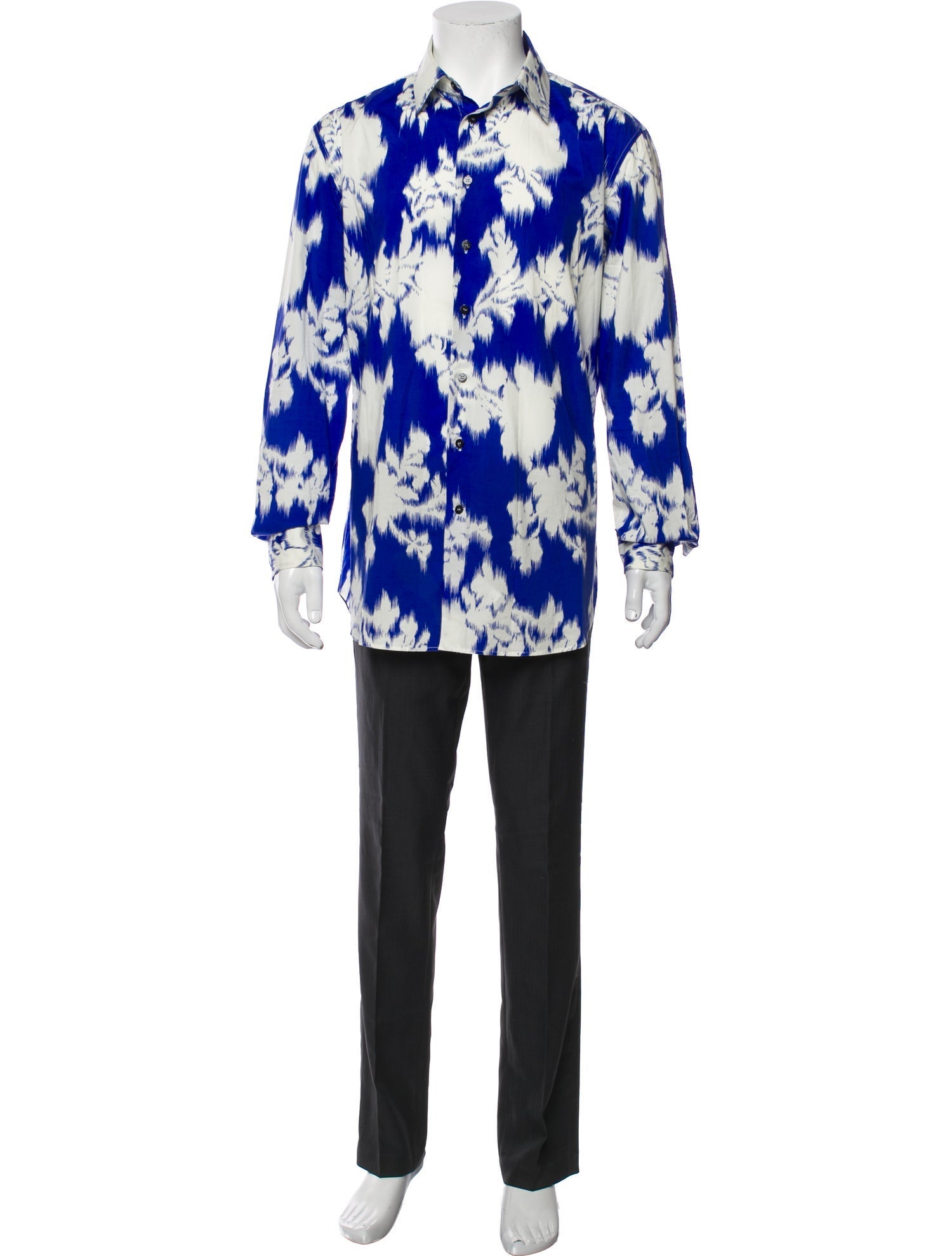Etro Floral Print Long Sleeve Shirt