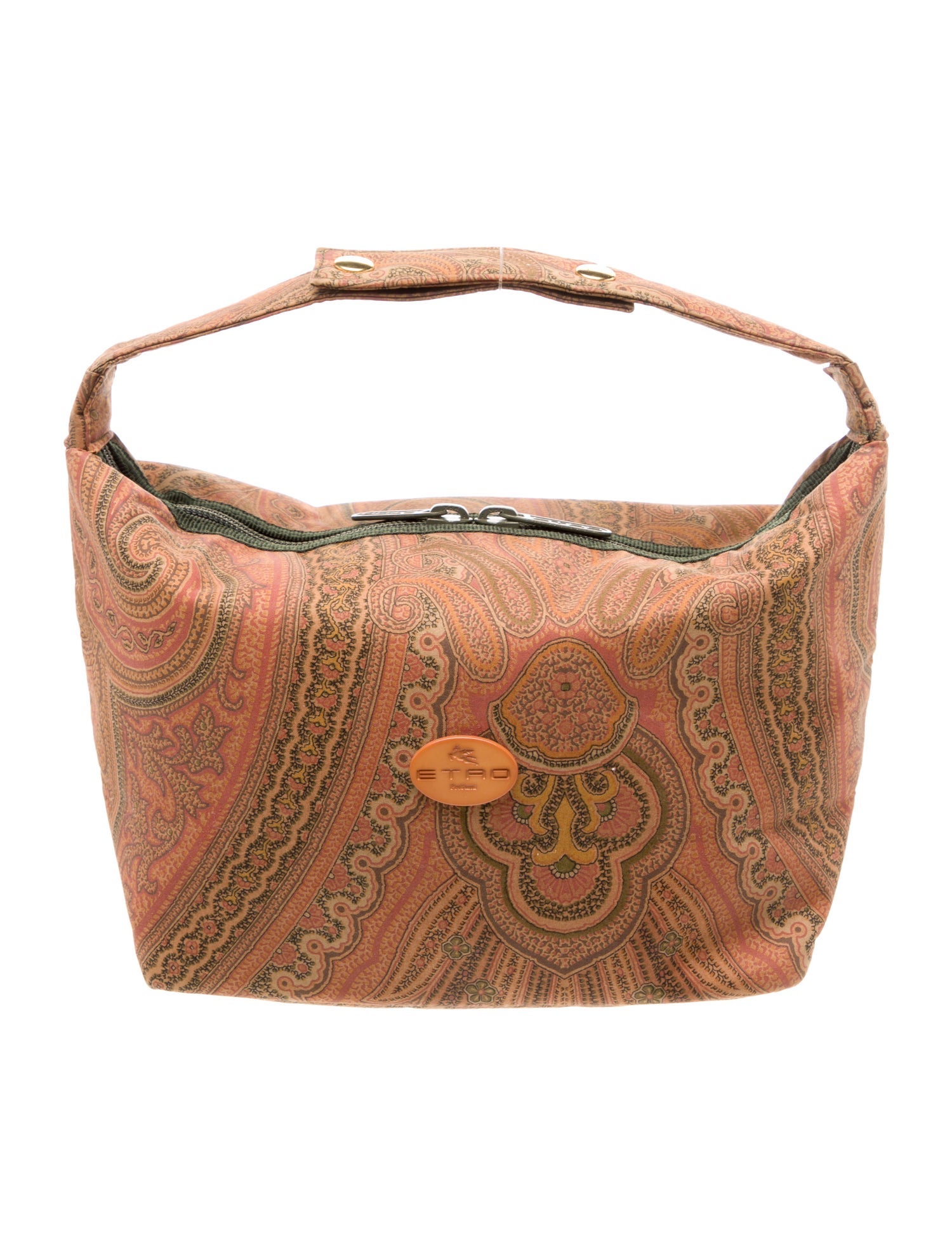 Etro Canvas Top Handle Bag