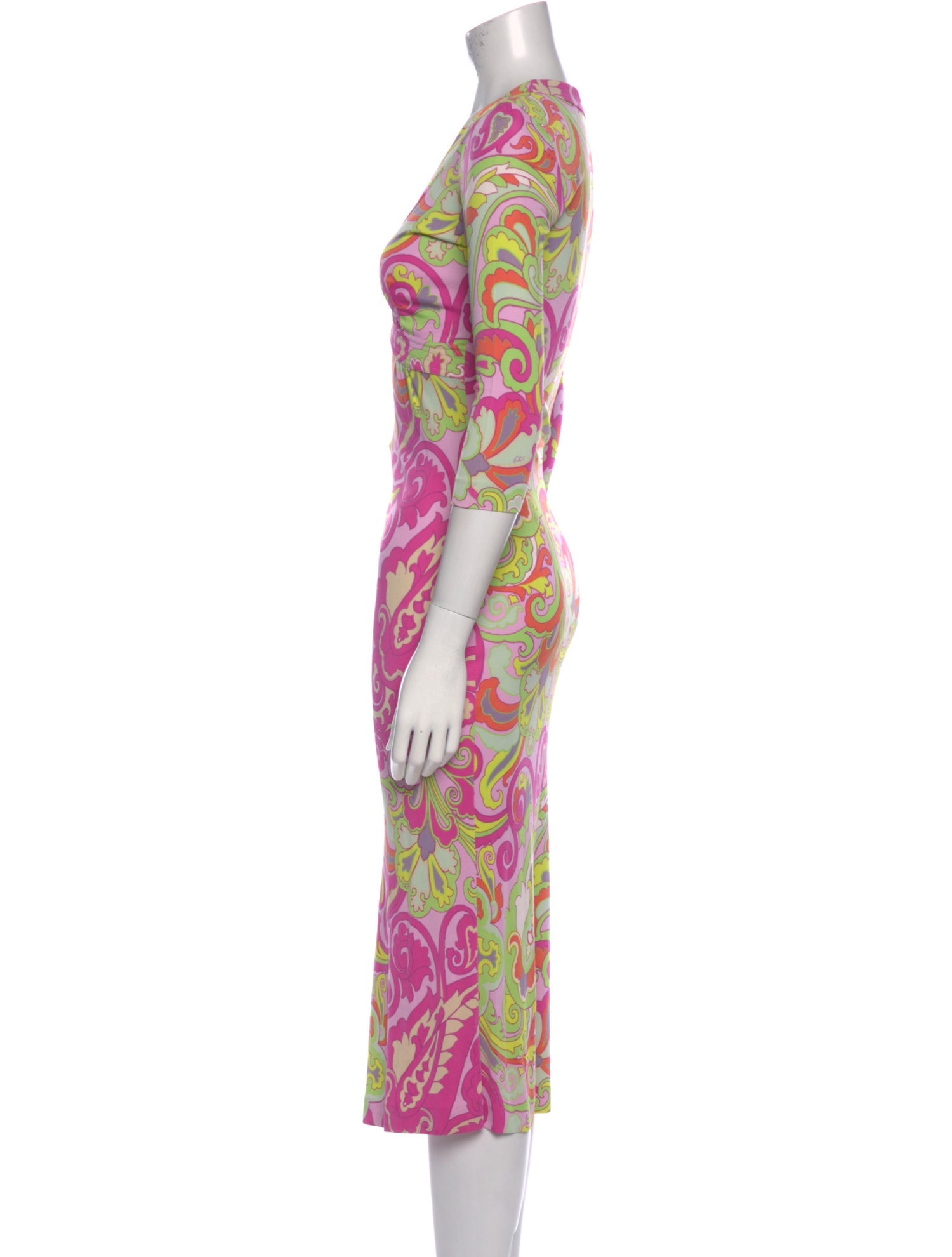 Etro Paisley Print Long Dress