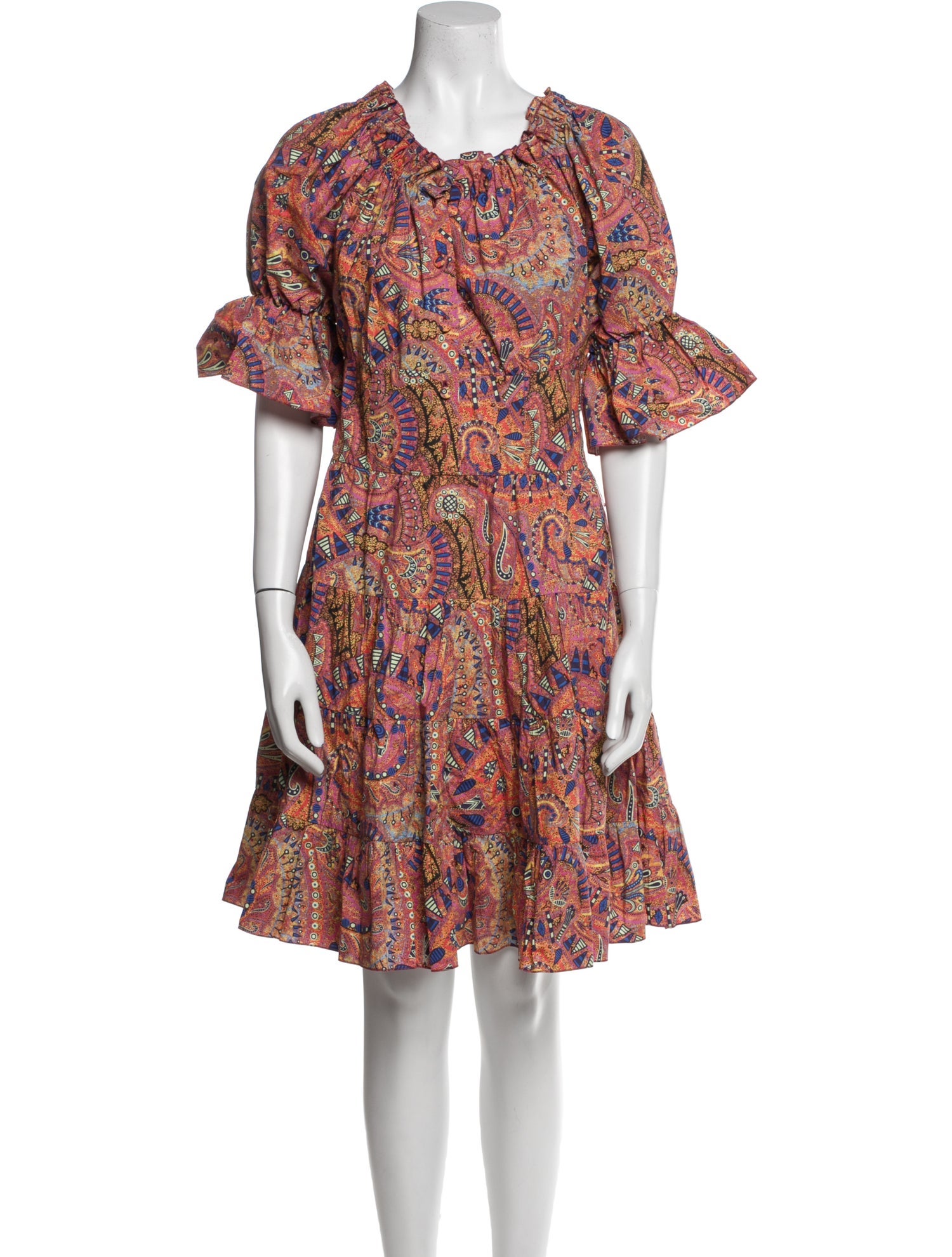 Etro Paisley Print Mini Dress