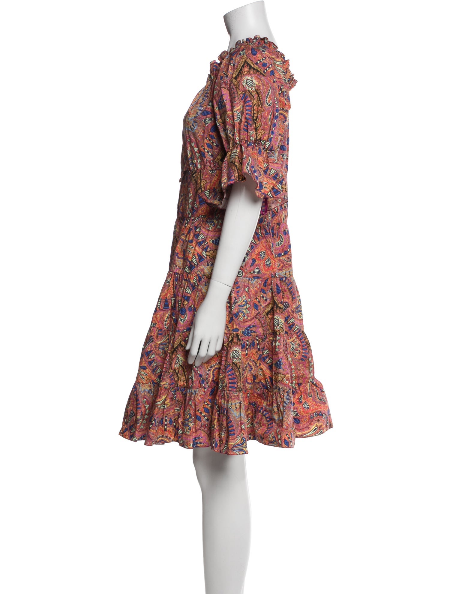 Etro Paisley Print Mini Dress