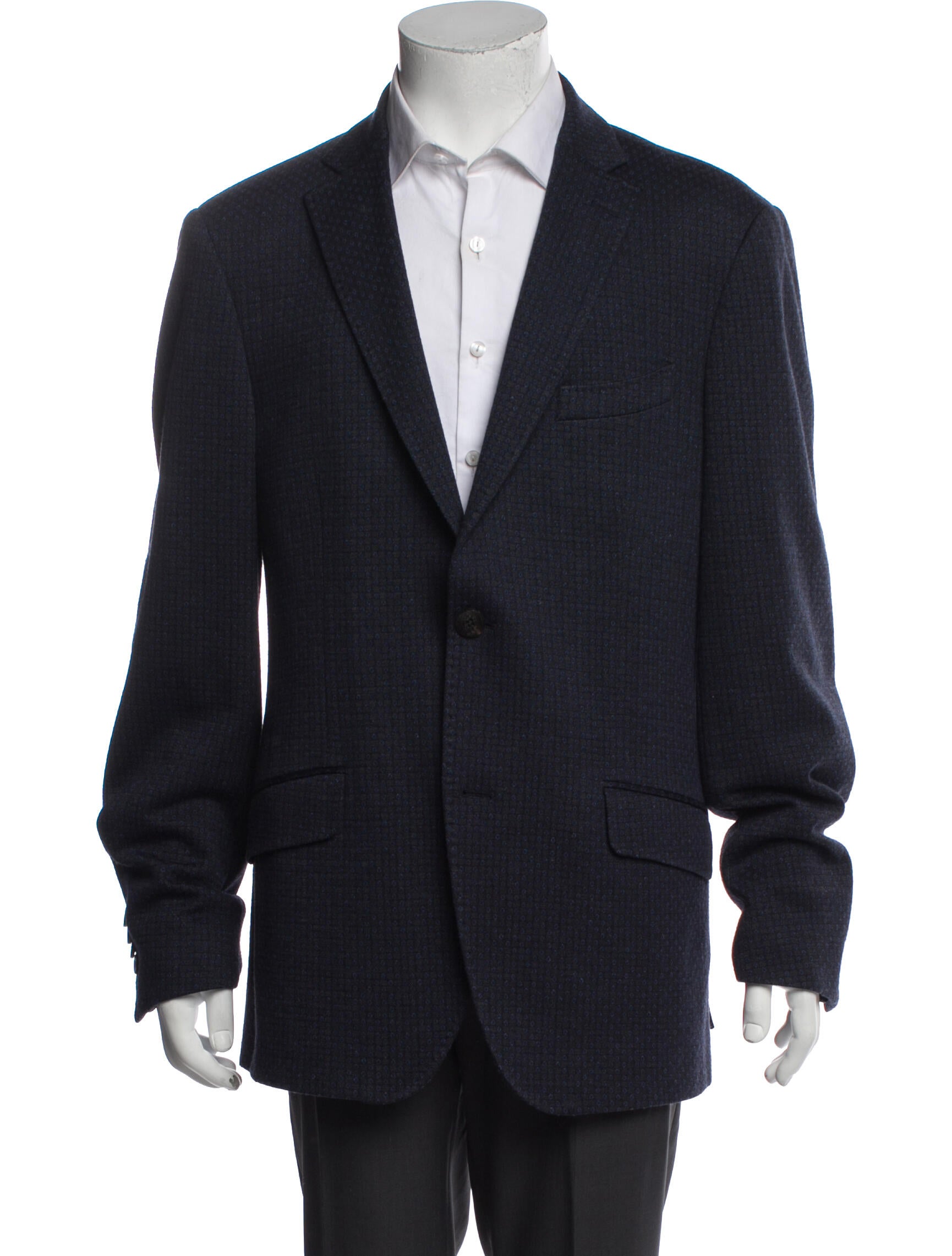 Etro Plaid Print Two-Piece Blazer