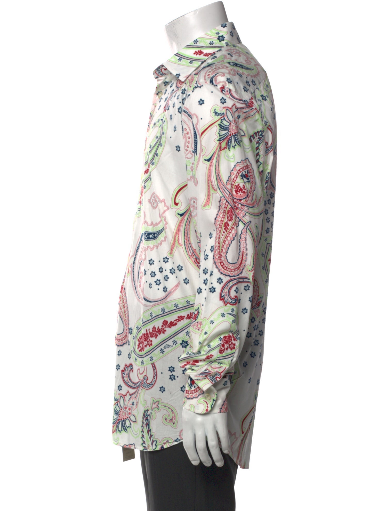Etro Paisley Print Long Sleeve Shirt