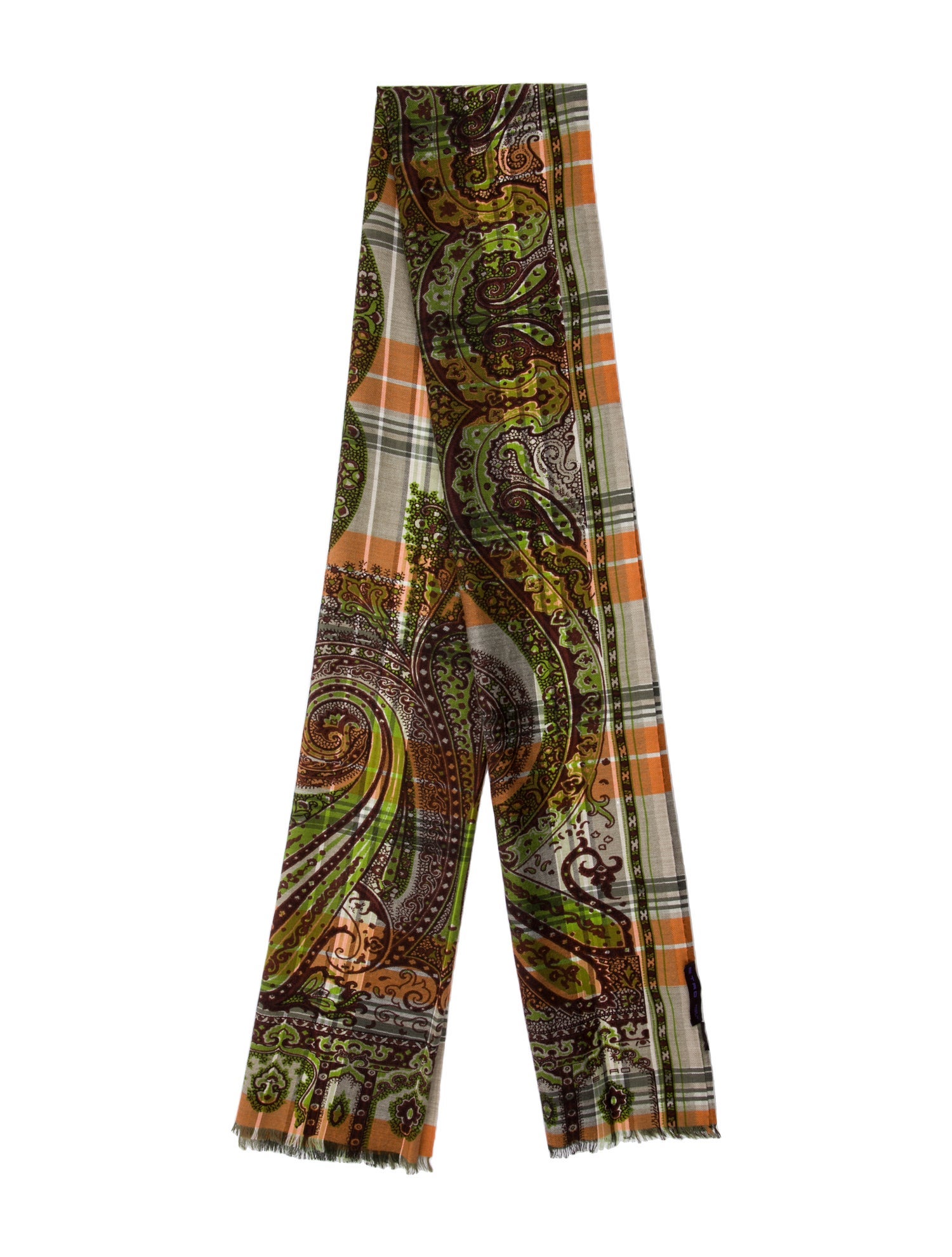 Etro Wool Printed Scarf