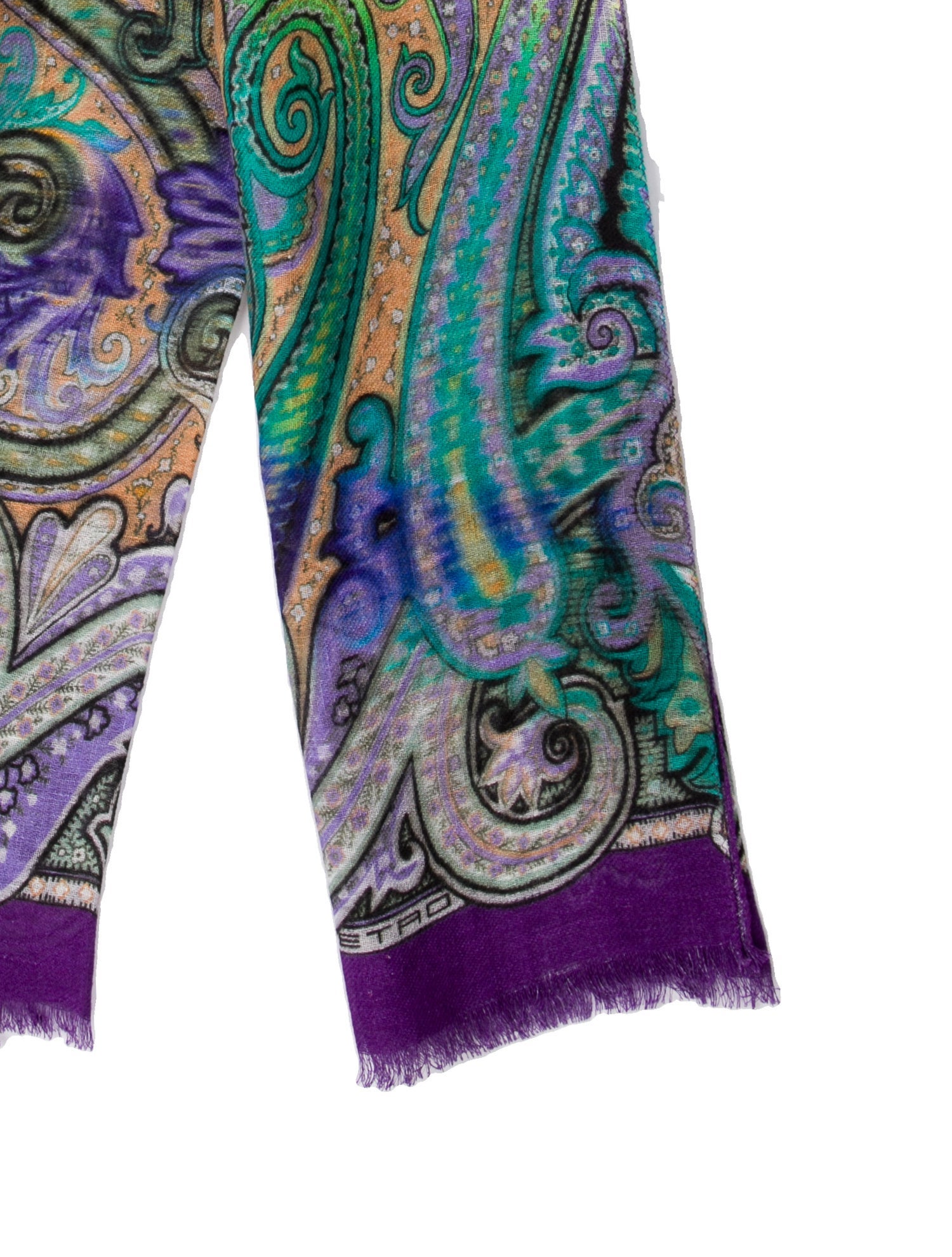 Etro Paisley Print Scarf