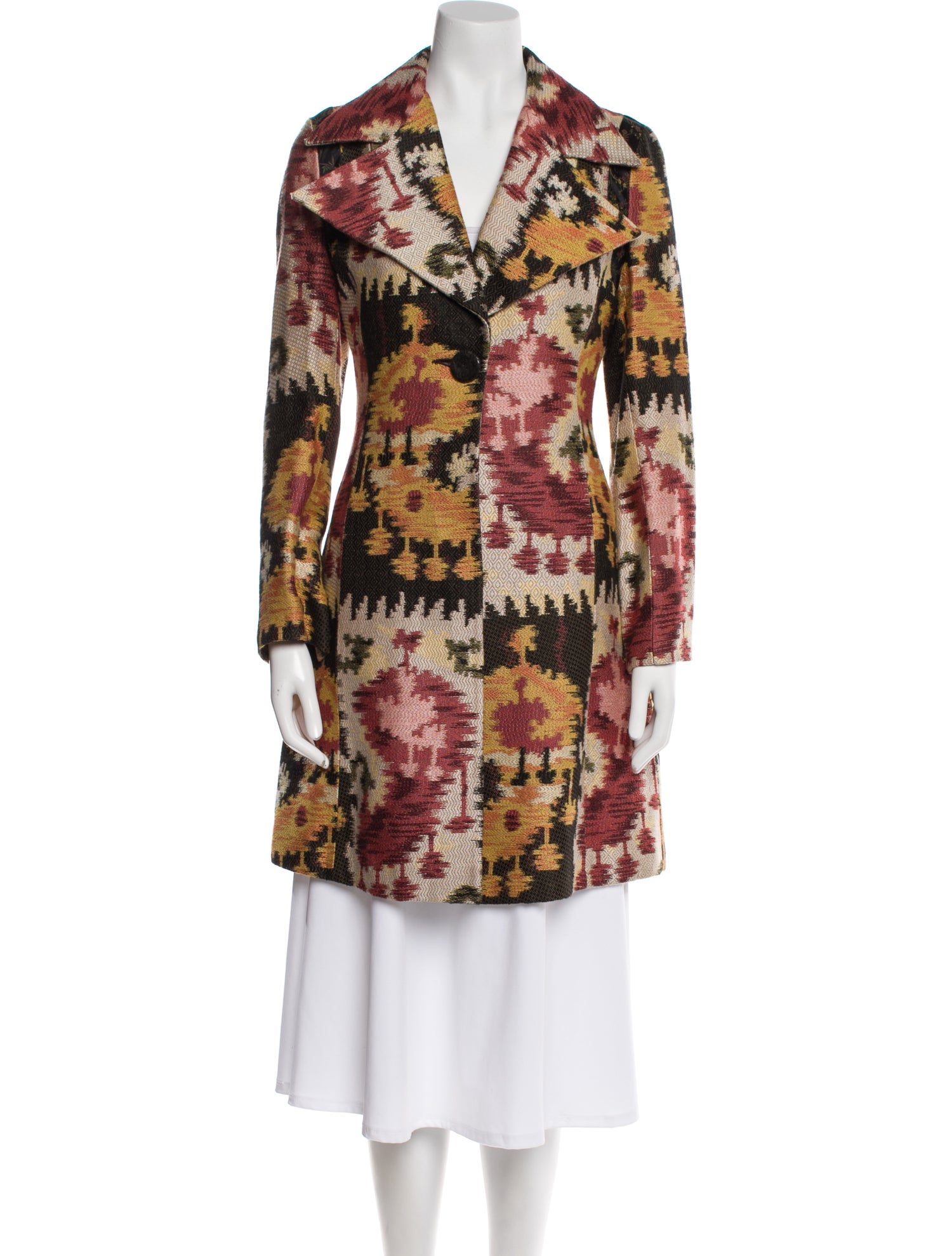 Etro Printed Trench Coat