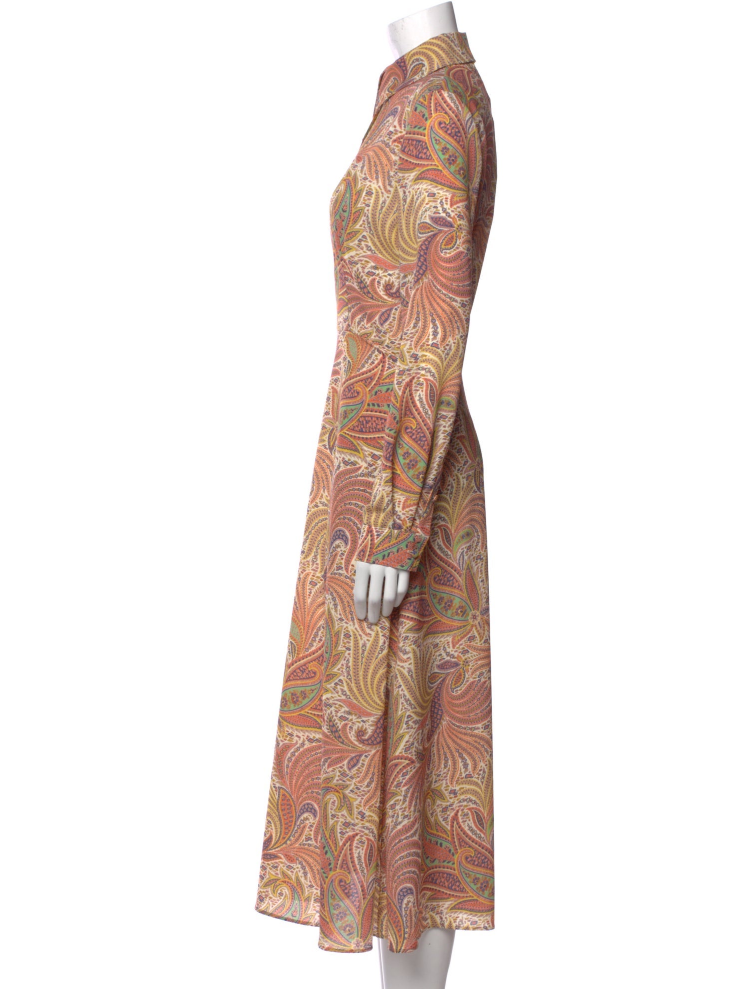 Etro Paisley Print Long Dress w/ Tags