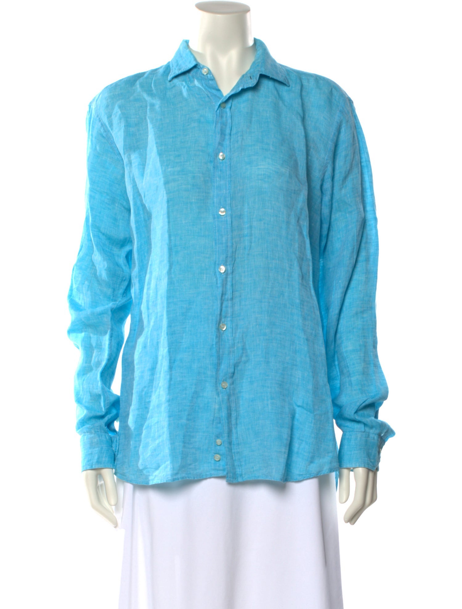 Etro Long Sleeve Button-Up Top