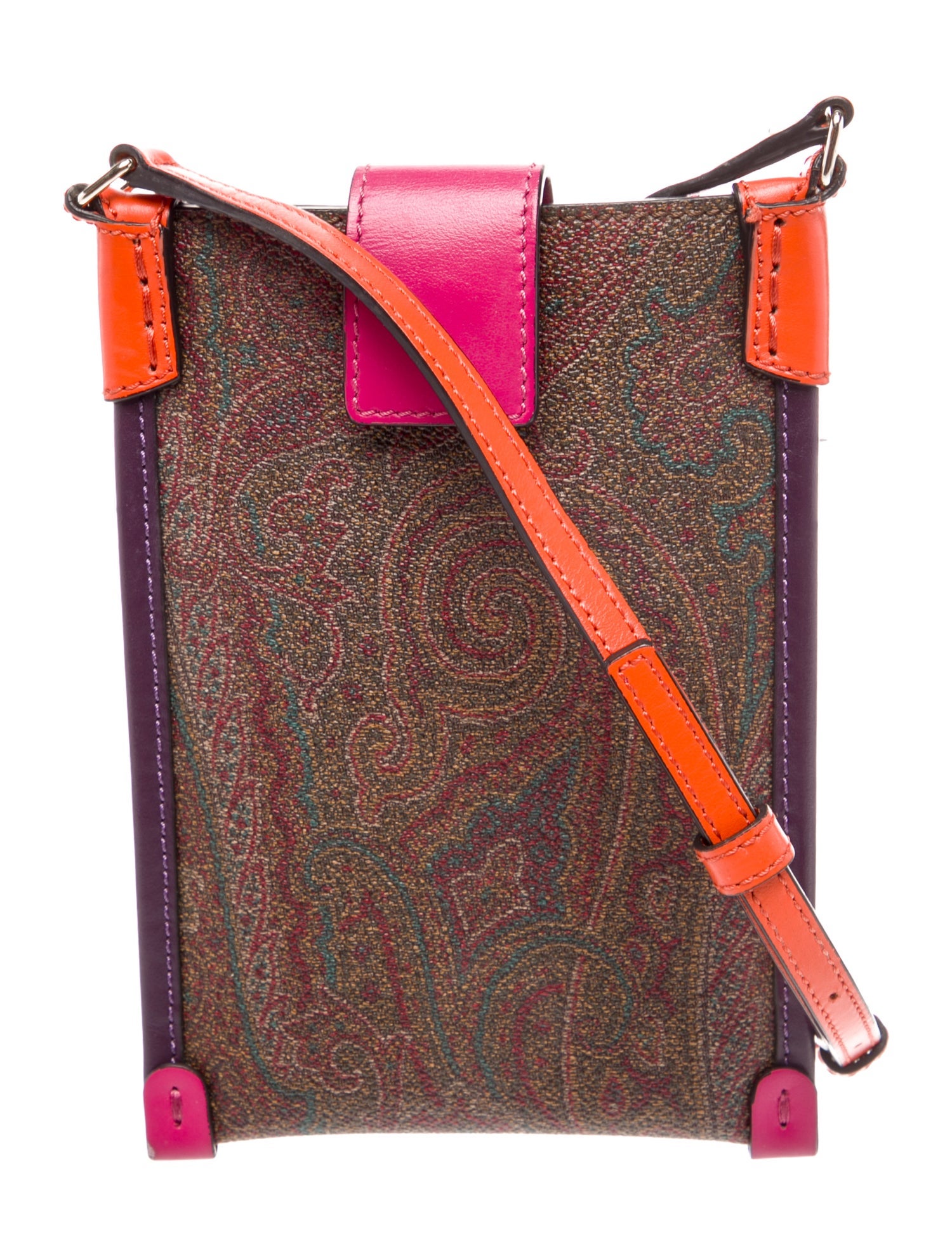 Etro Leather Messenger Bag