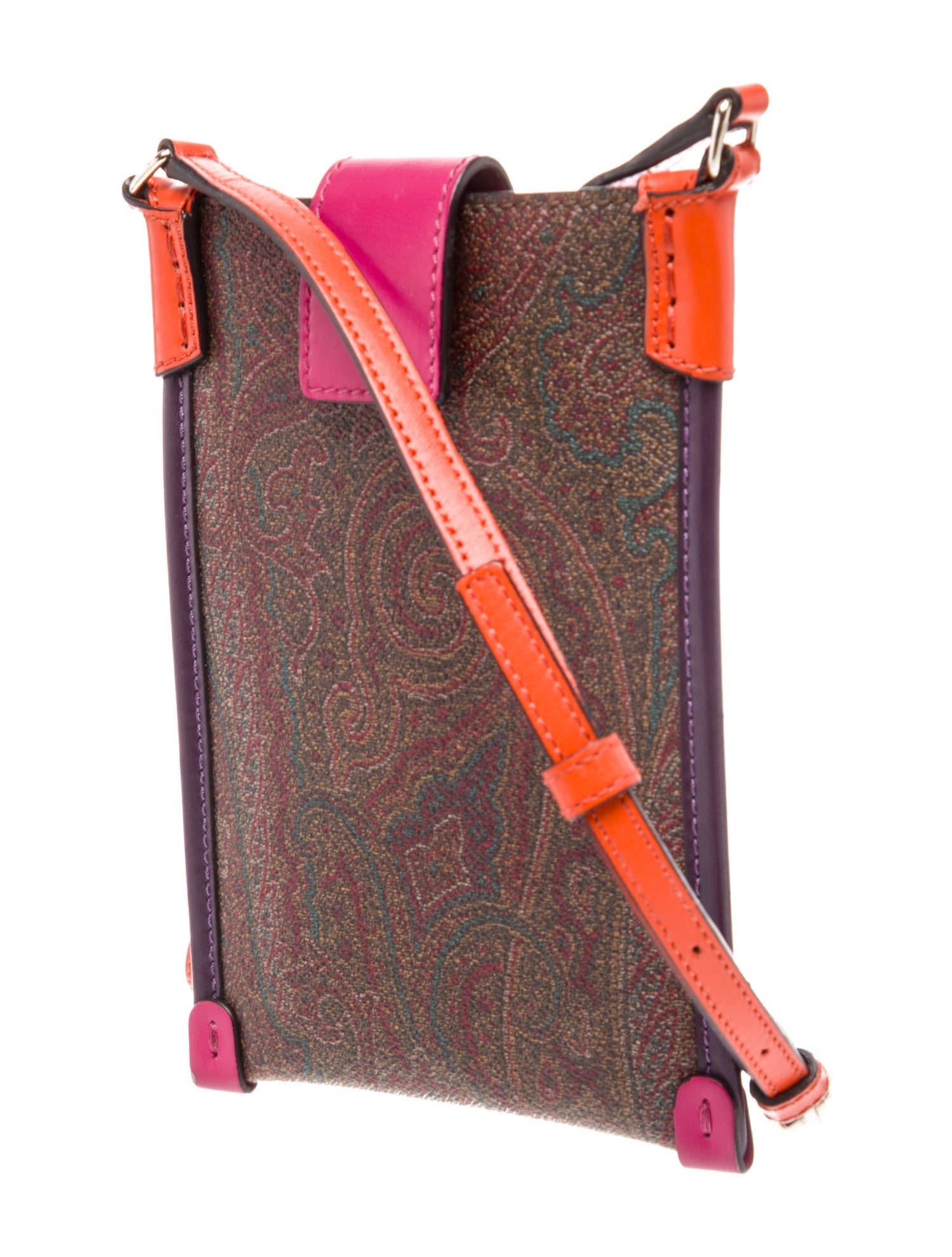 Etro Leather Messenger Bag