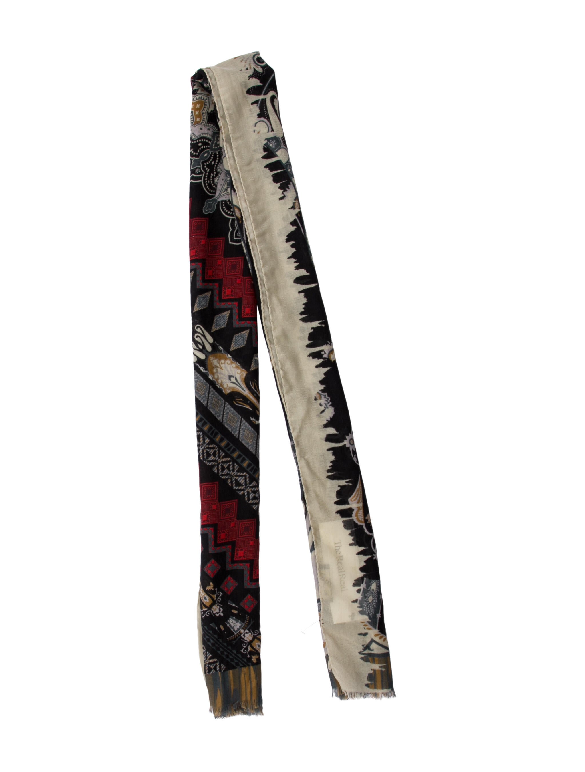 Etro Wool Printed Scarf