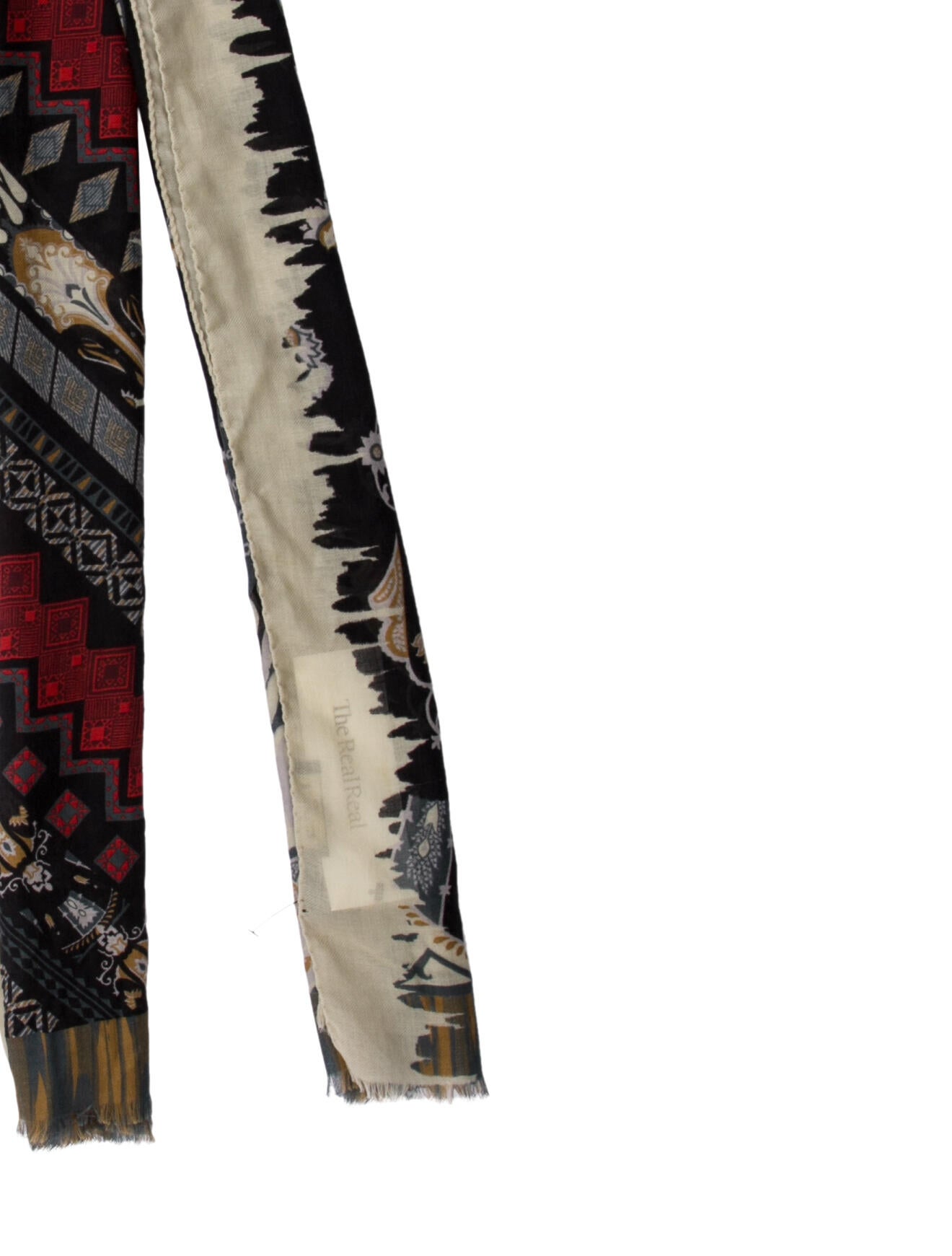 Etro Wool Printed Scarf