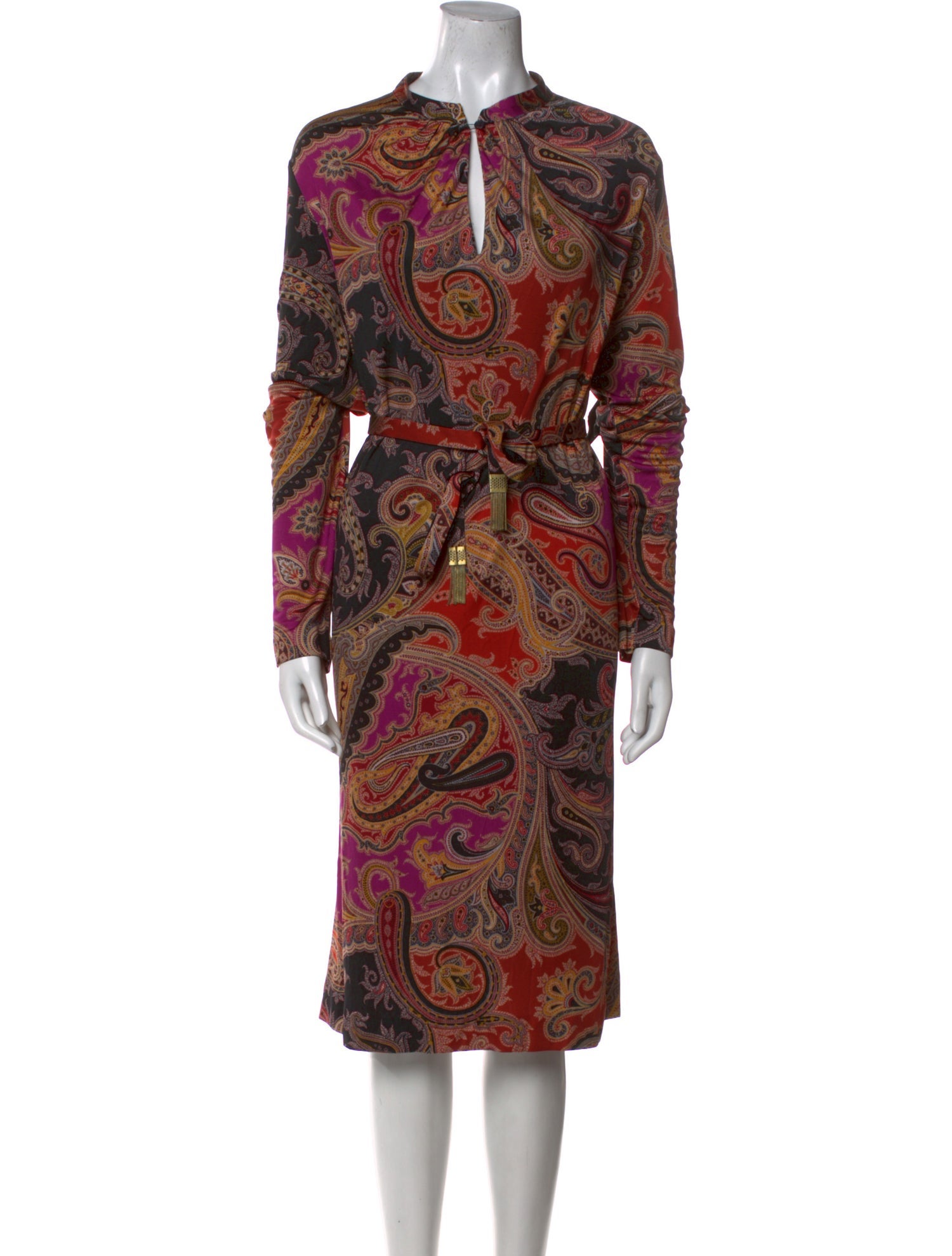 Etro Paisley Print Mock Neck Tunic w/ Tags