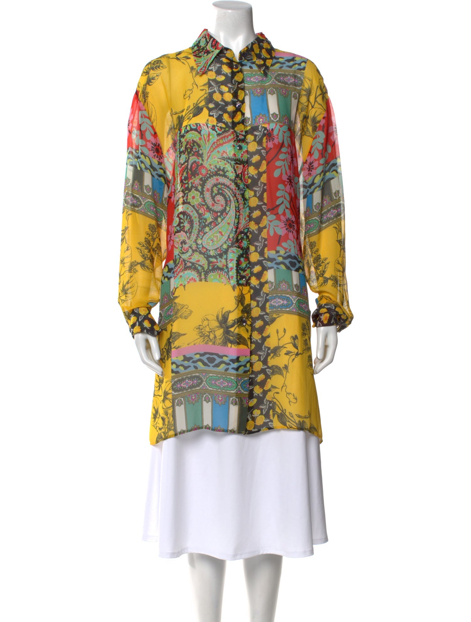 Etro Silk Printed Tunic