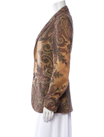Etro Paisley Print Blazer