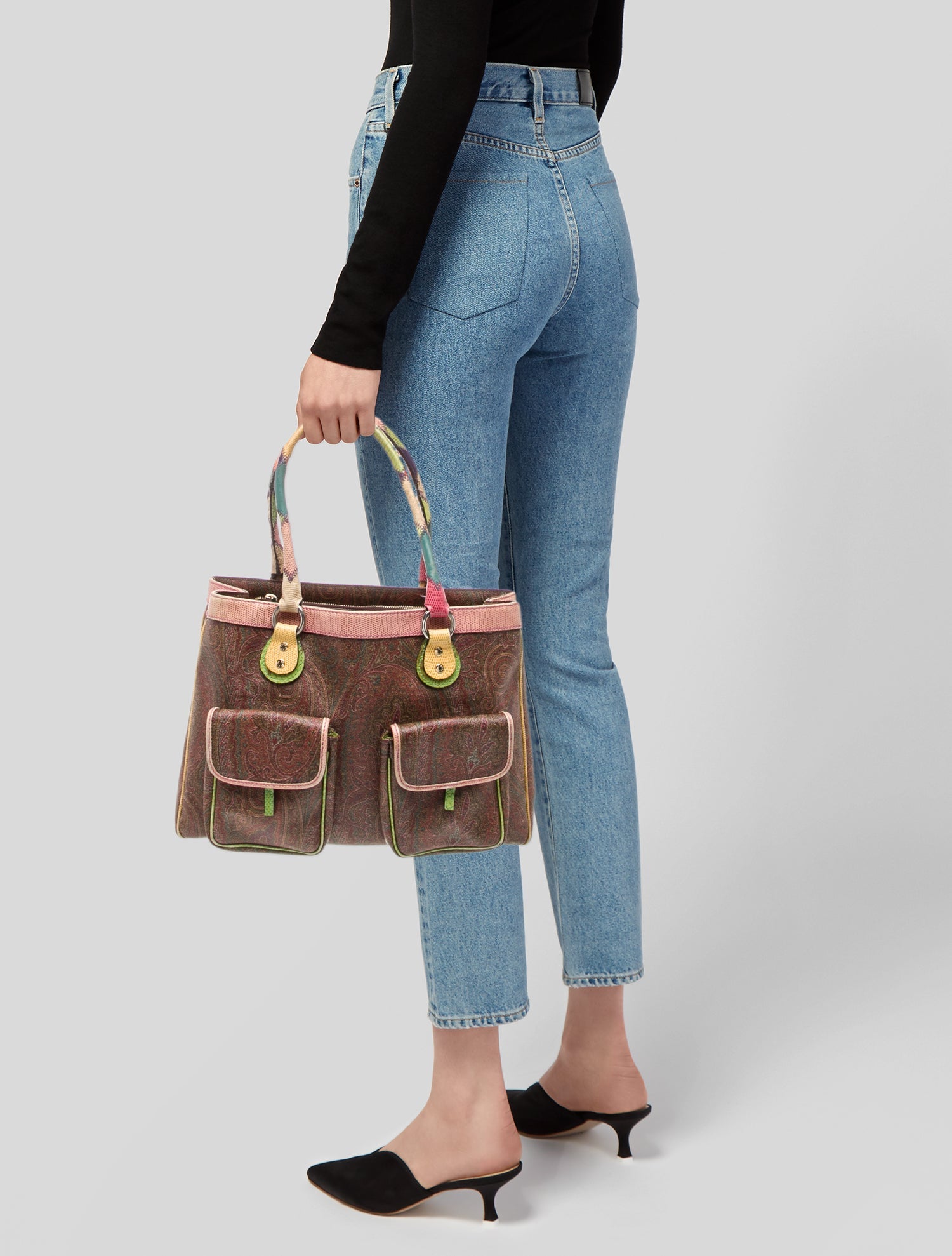 Etro Leather Shoulder Bag