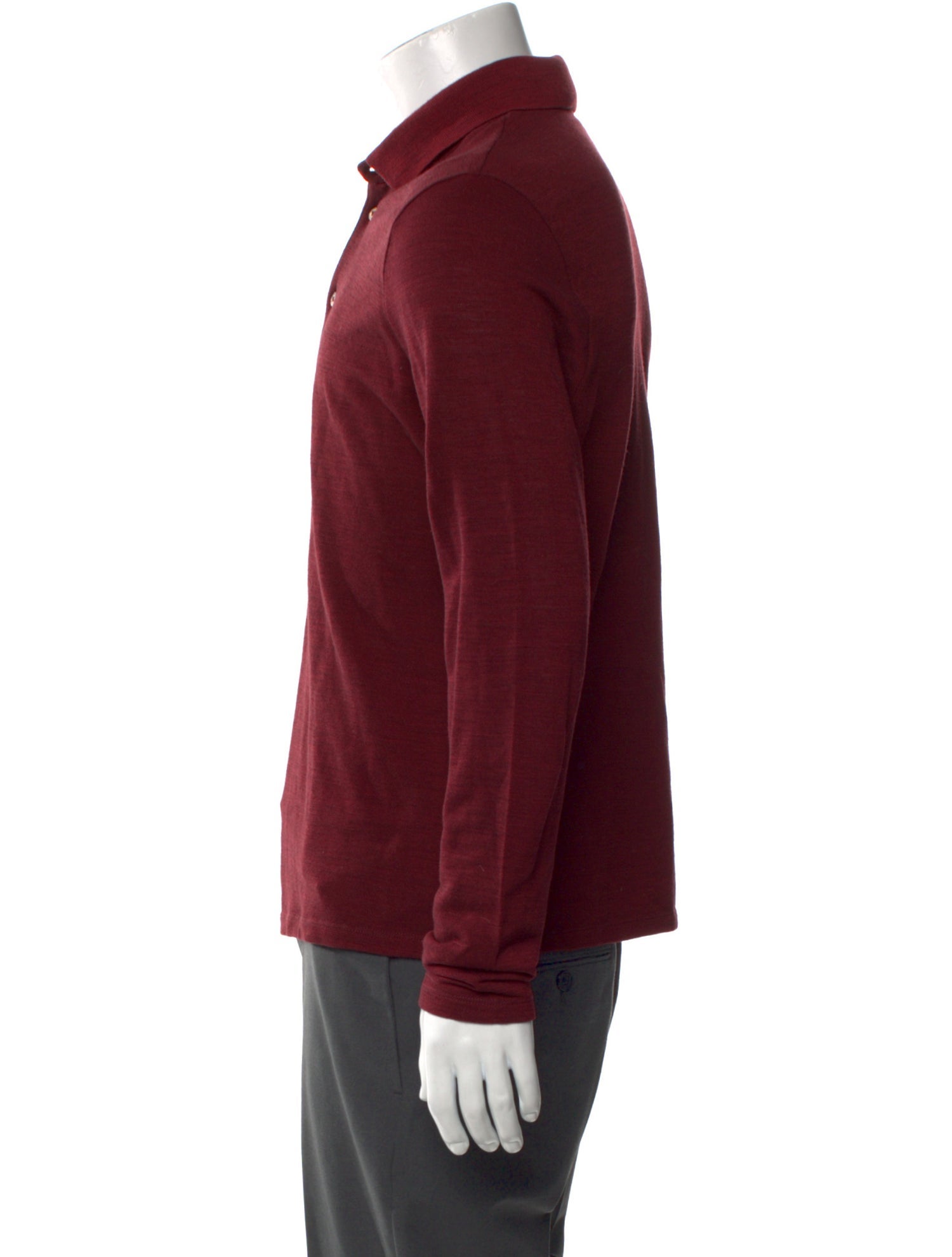 Etro Wool Collar Polo Shirt