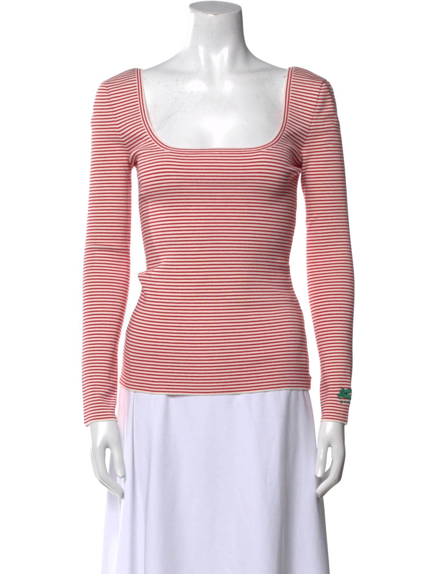 Etro Striped Square Neckline Top w/ Tags