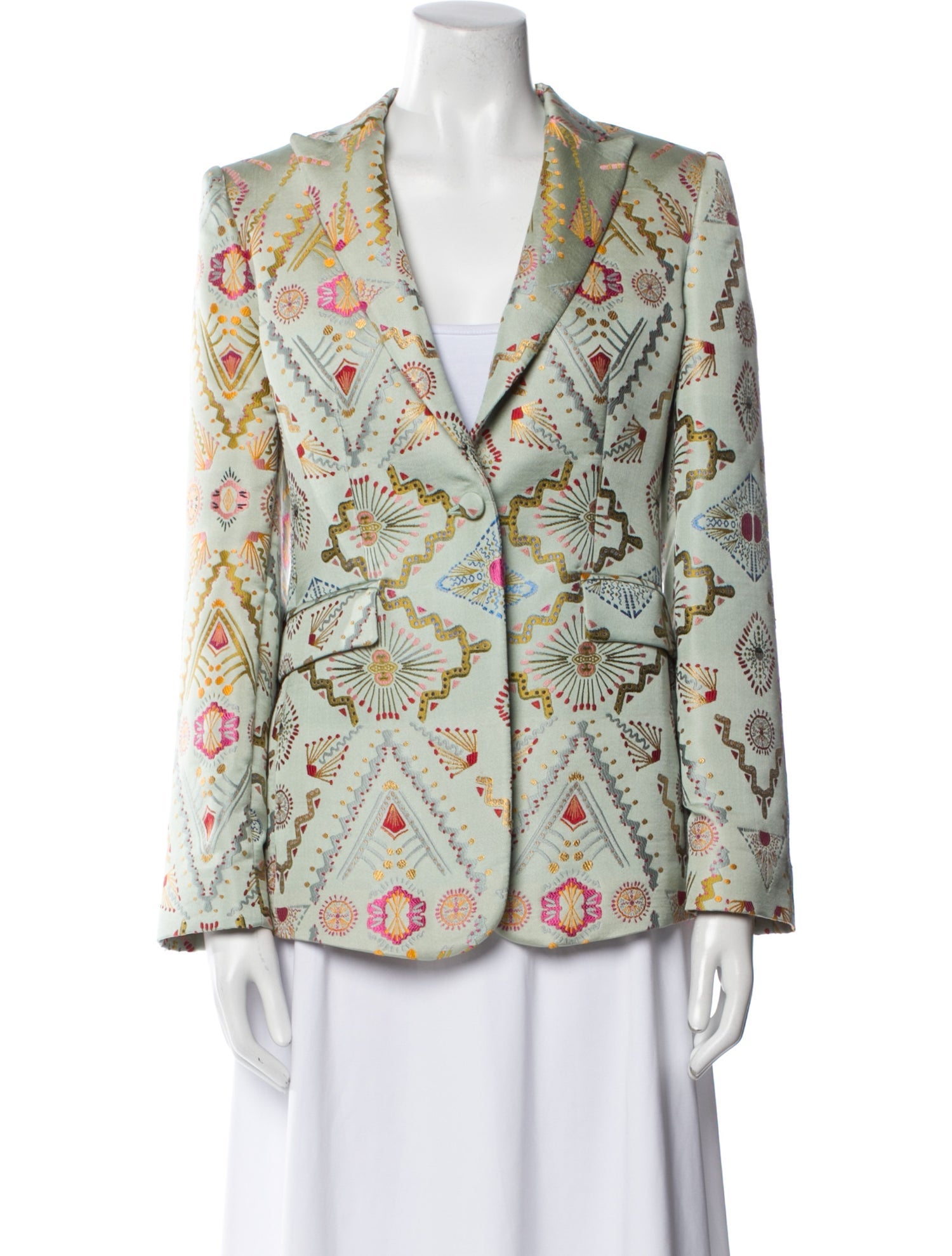 Etro Floral Print Blazer