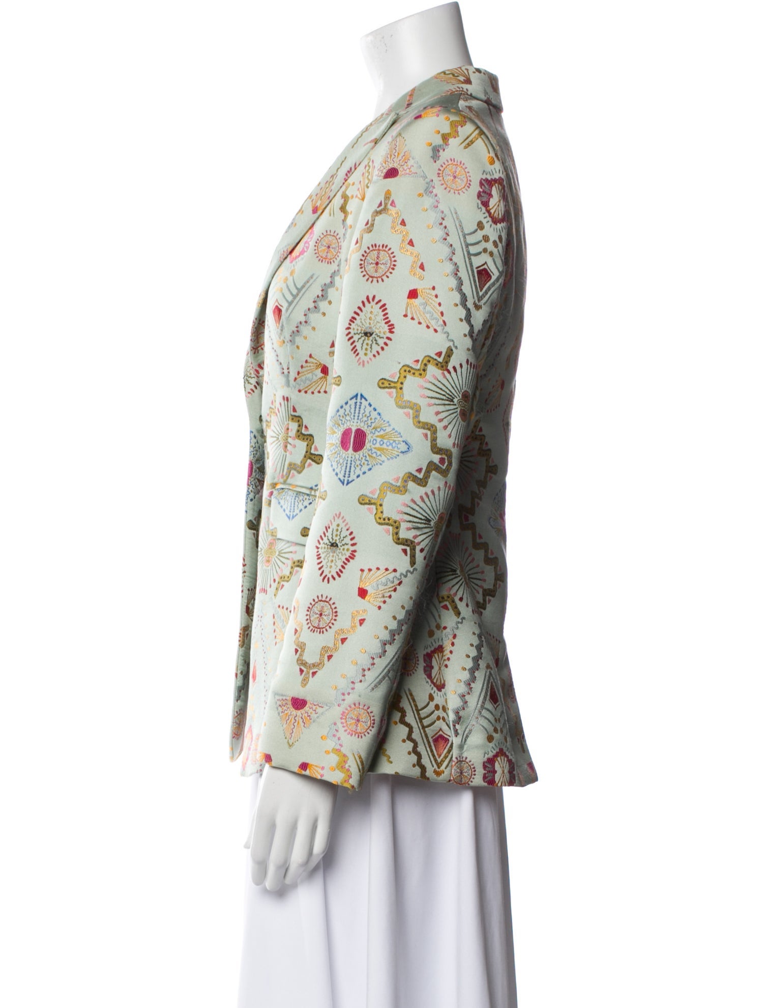 Etro Floral Print Blazer