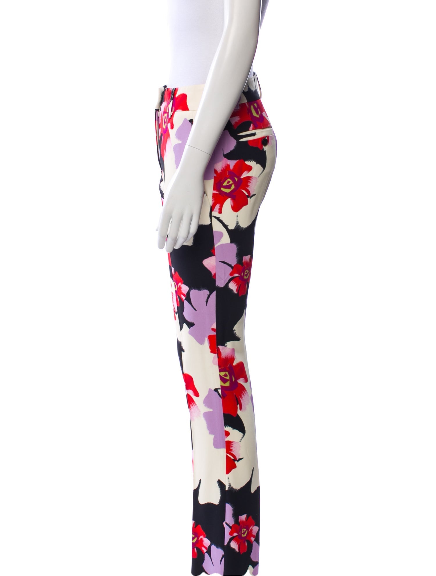 Etro Wool Straight Leg Pants