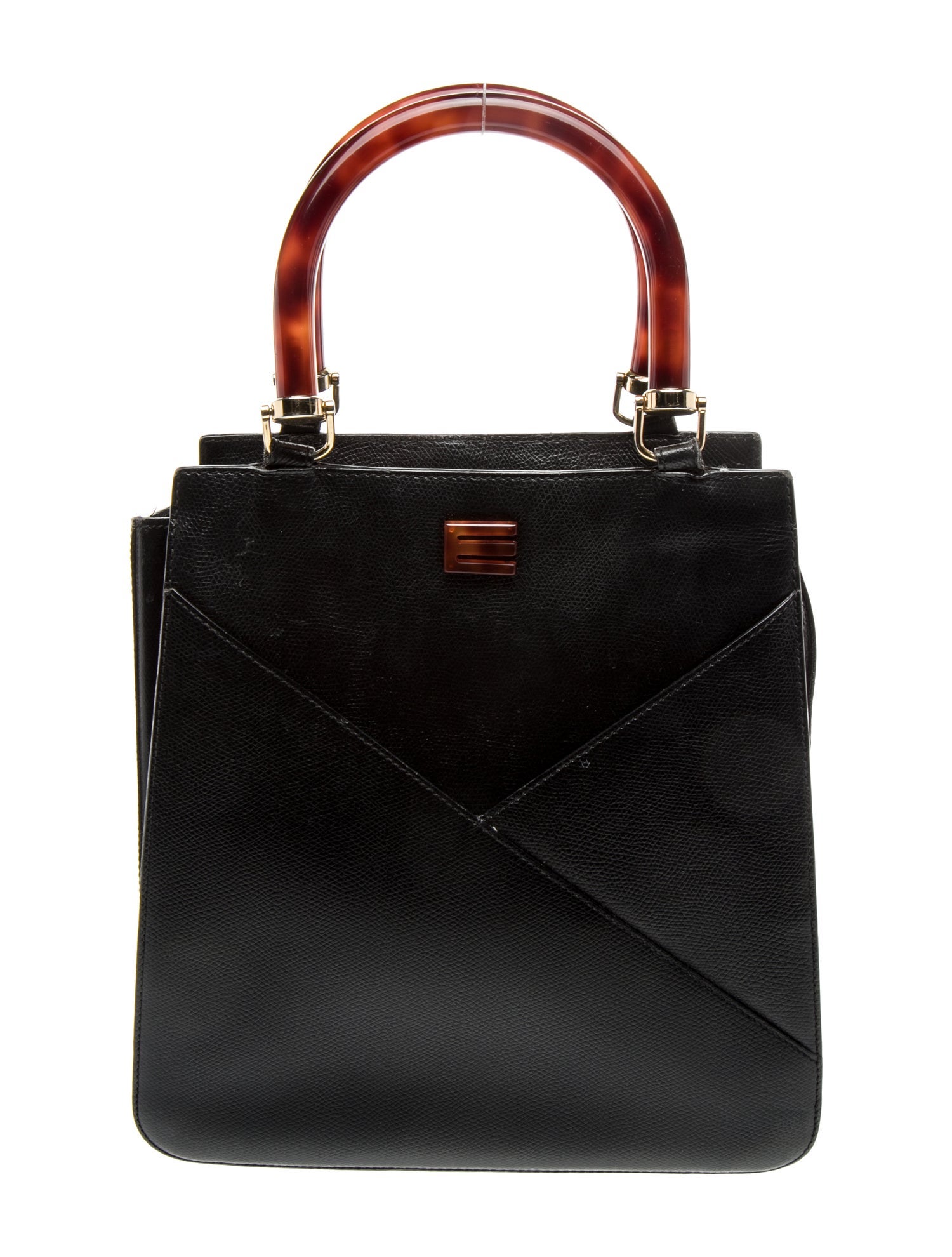 Etro Leather Top Handle Bag