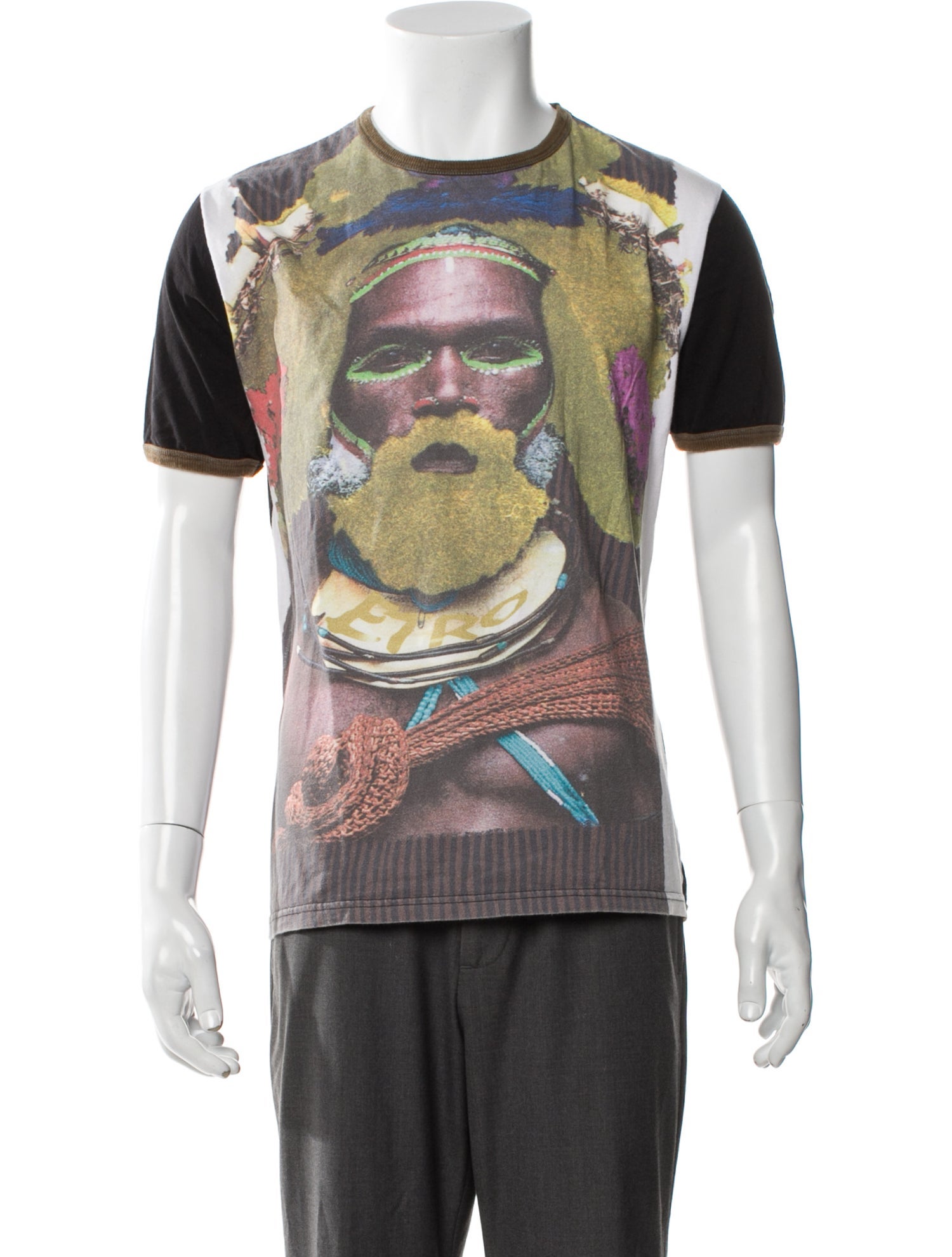Etro Graphic Print Crew Neck T-Shirt
