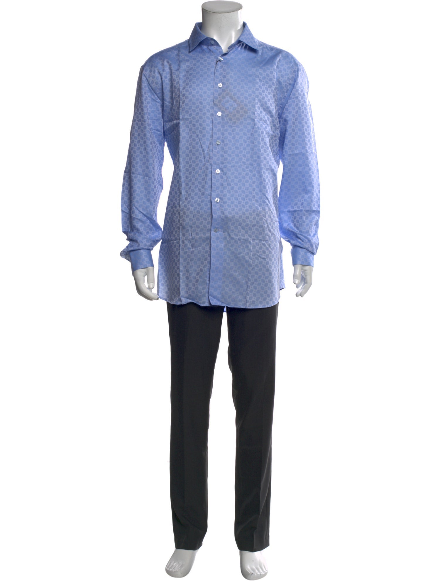 Etro Printed Long Sleeve Dress Shirt w/ Tags