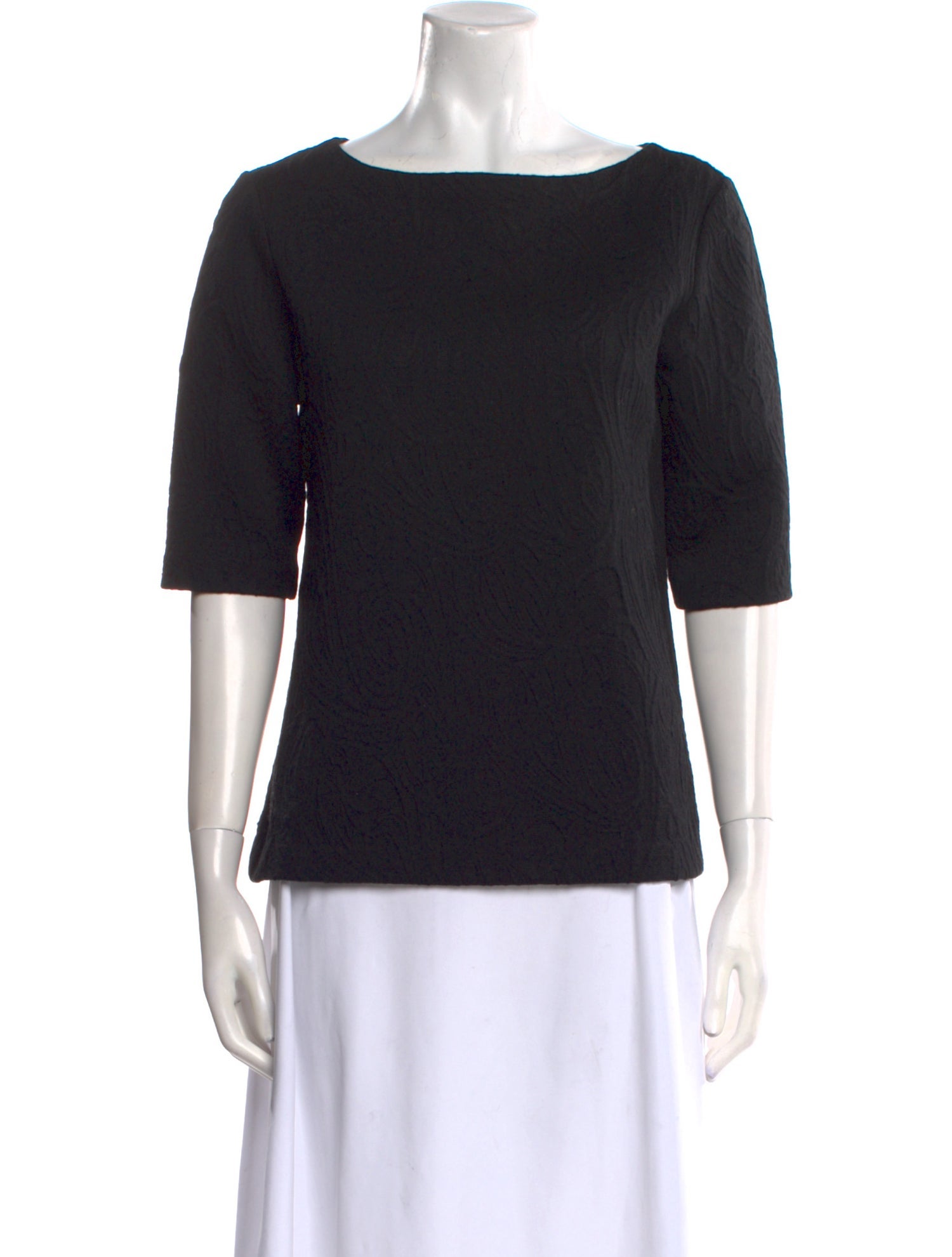 Etro Wool Bateau Neckline T-Shirt