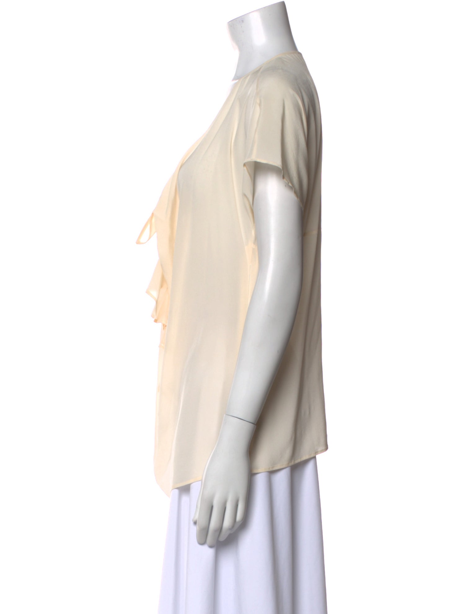 Etro Silk V-Neck Blouse