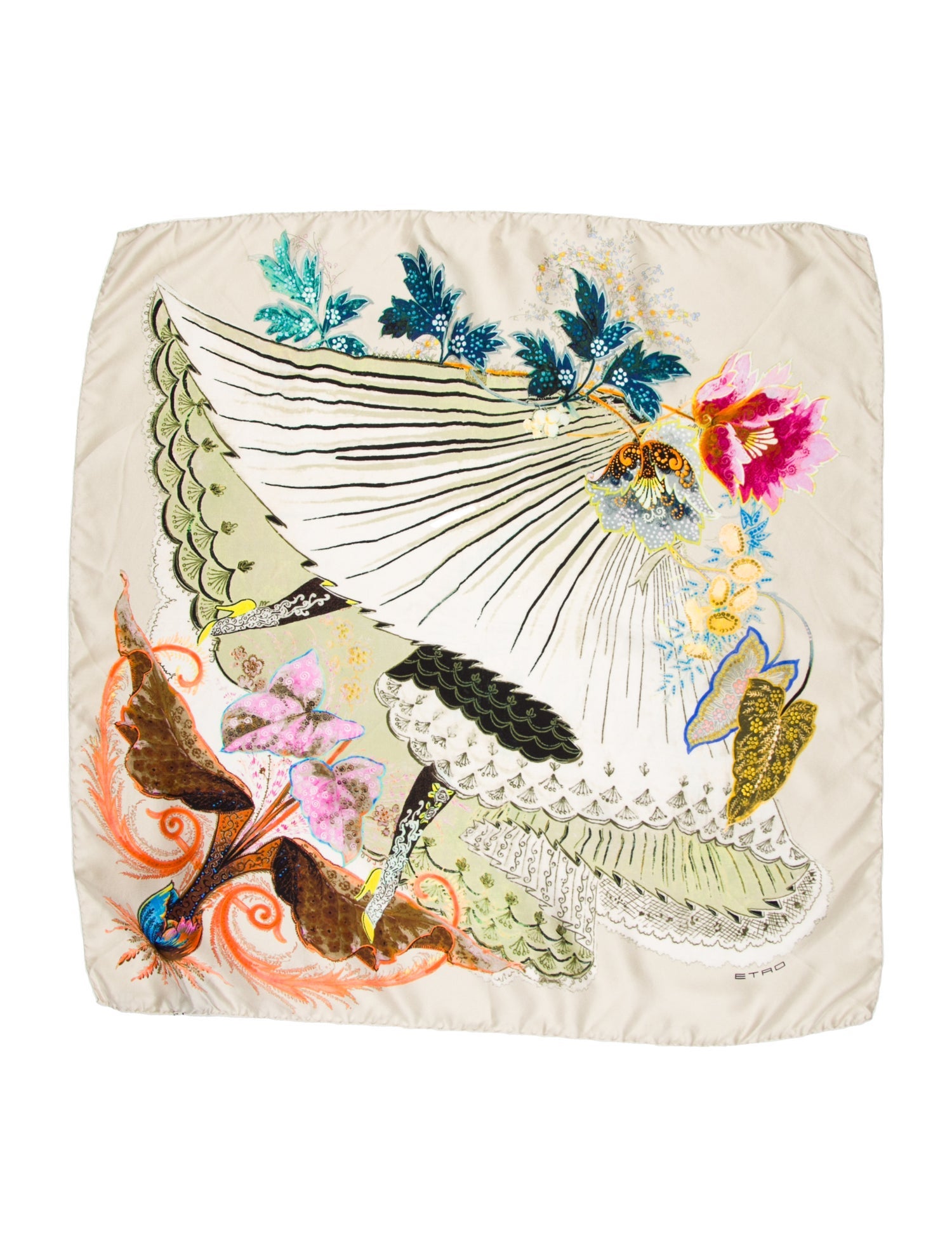 Etro Silk Printed Scarf