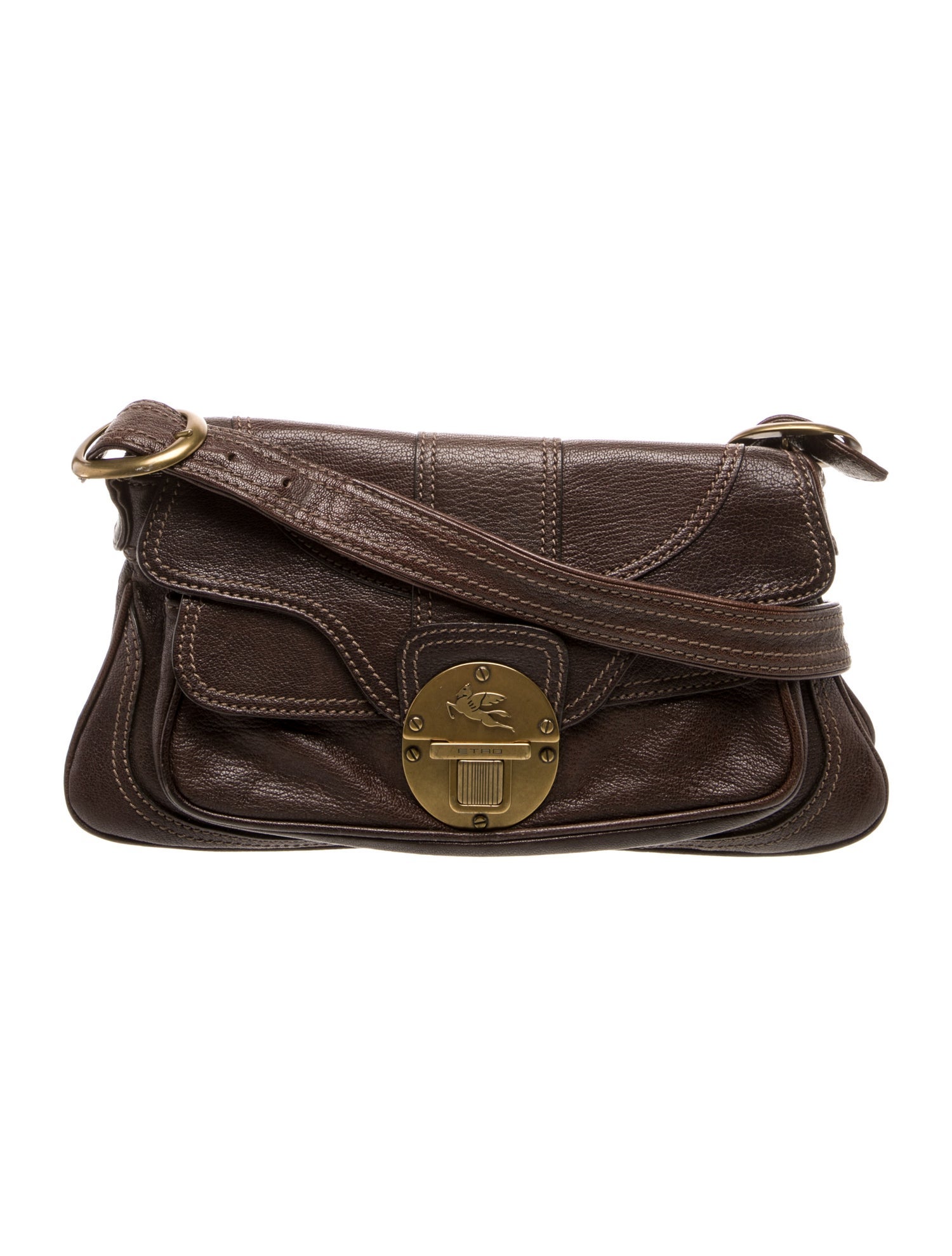 Etro Leather Shoulder Bag