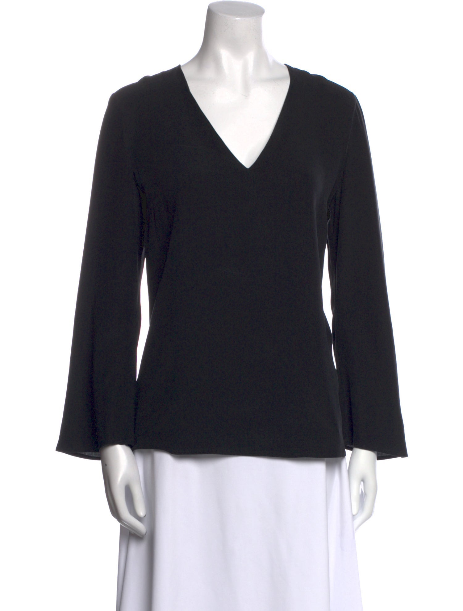 Etro Silk V-Neck Top