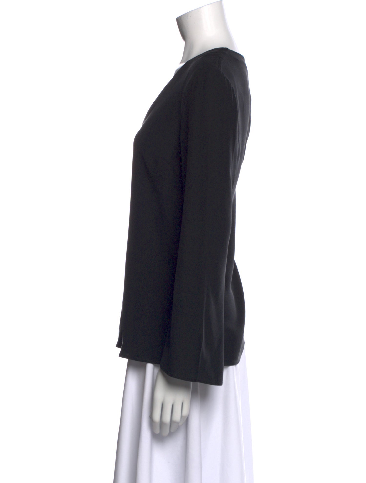 Etro Silk V-Neck Top