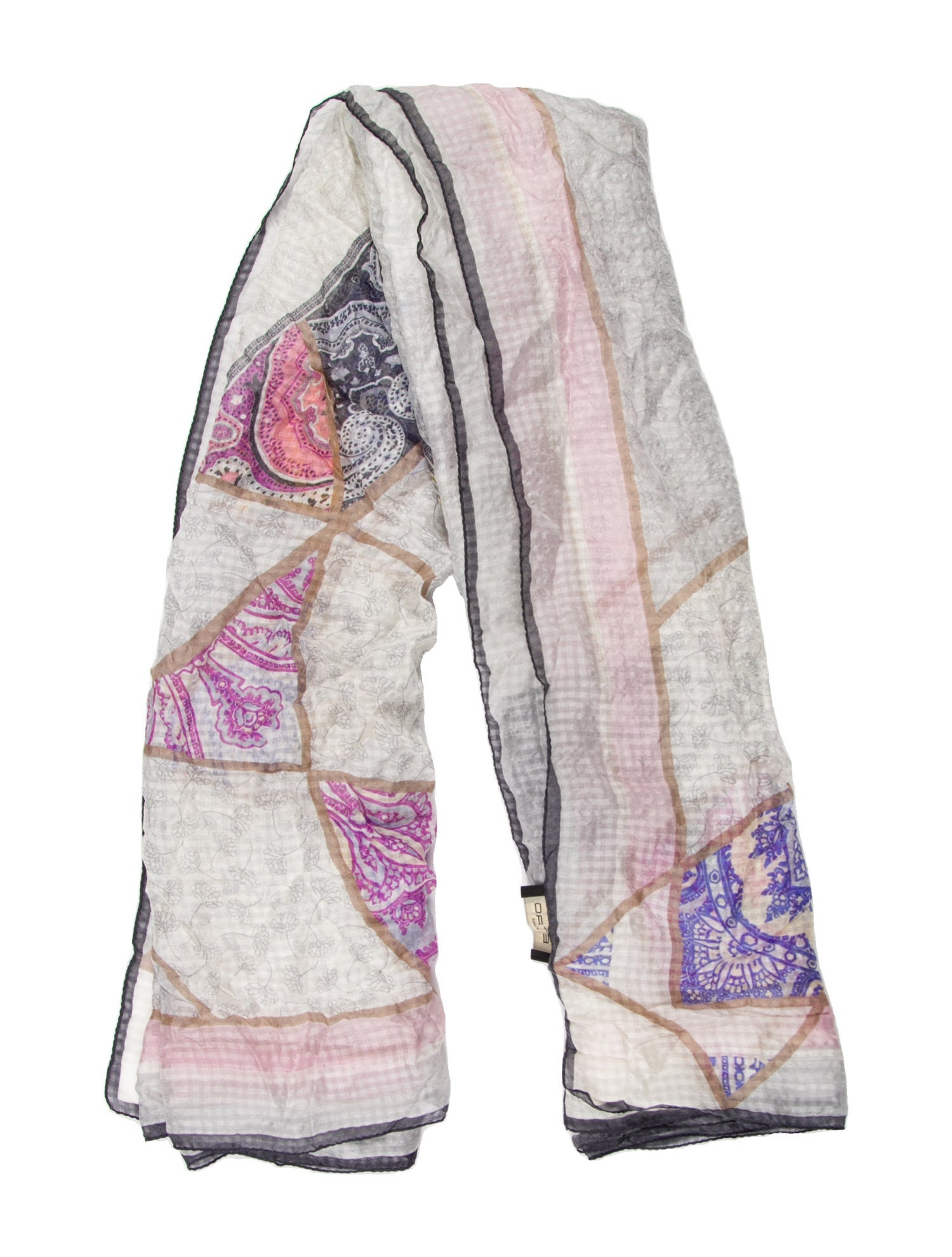 Etro Silk Floral Print Scarf
